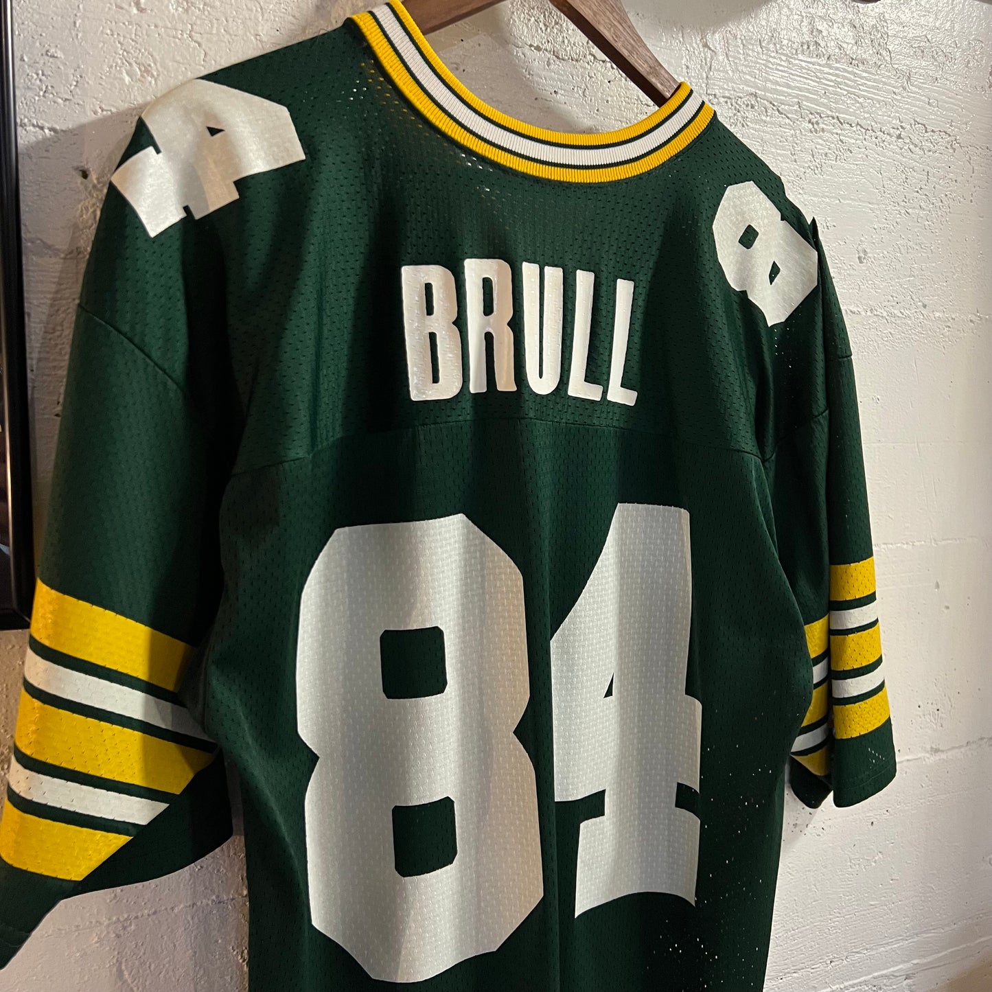 Vintage 90's Champion Green Bay Packers #84 Jersey - Size 44 (L) - Made In USA - Green/Yellow