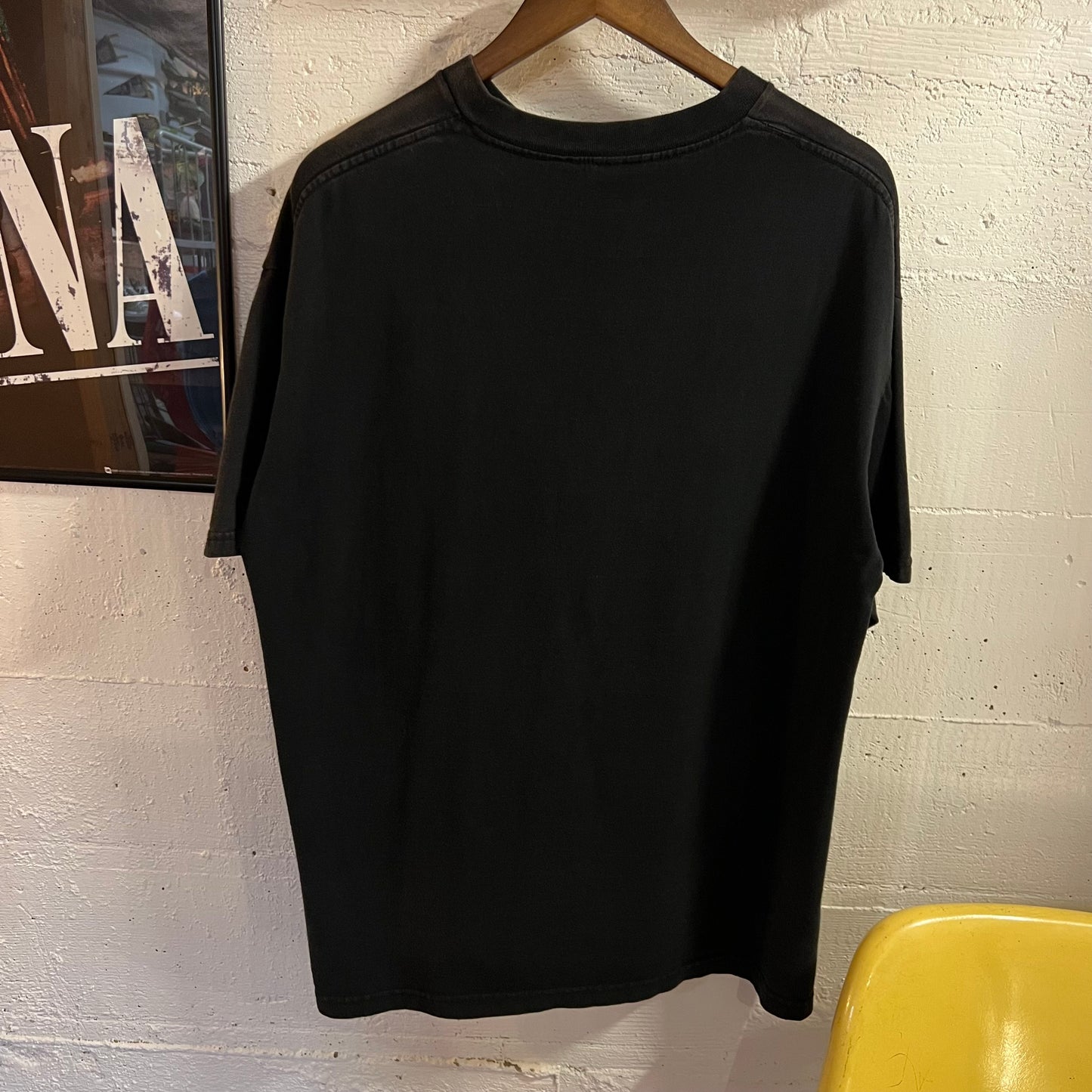 Vintage 90’s Embroidered Walt Disney Mickey Mouse T-Shirt - Size XL - Made In USA - Faded Black