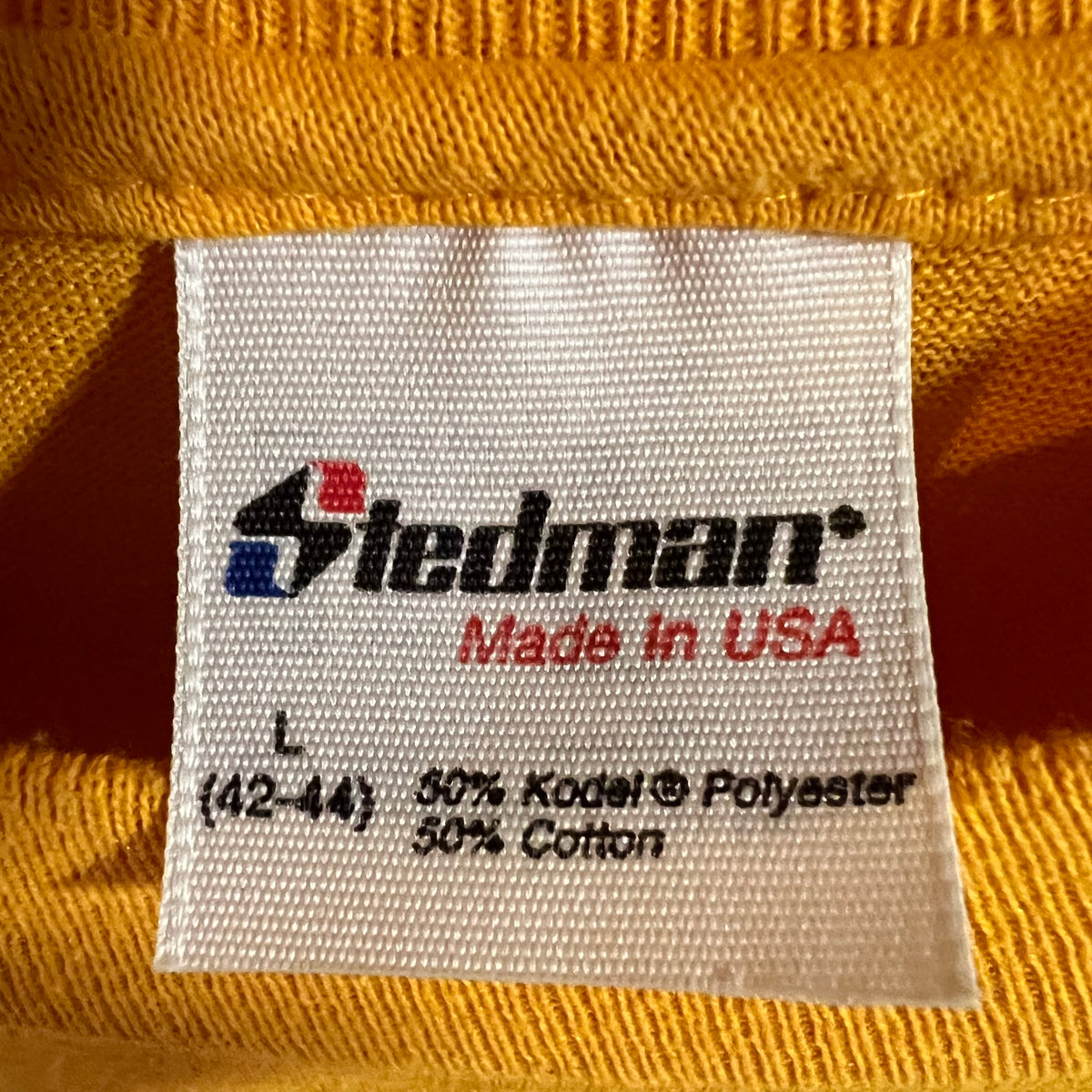 Vintage 80’s Knox Kane Kinzua Railroad, PA Single Stitch T-Shirt - Size Large - Made In USA - Yellow/Black