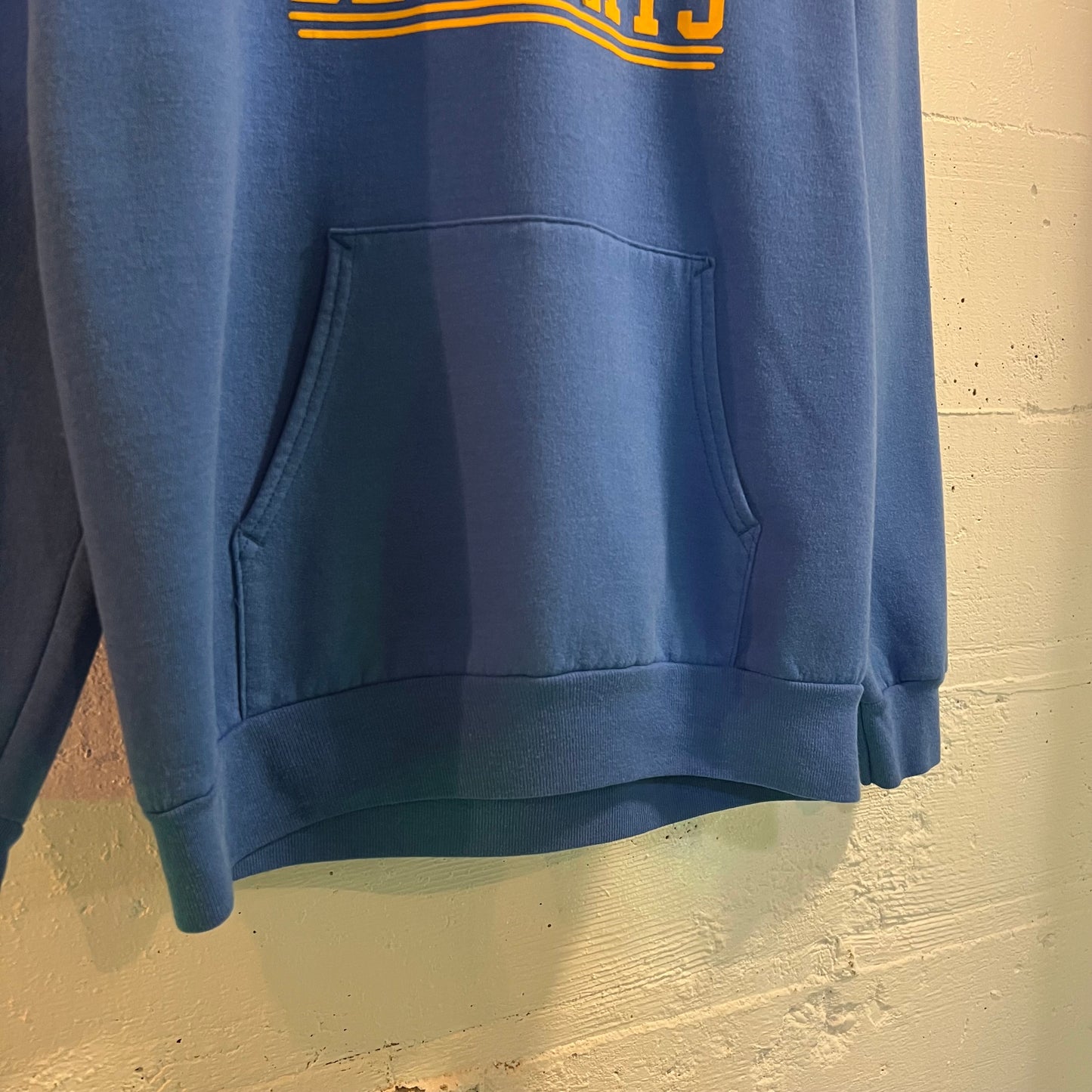 Vintage Jewell Bluejays High School Hoodie Sweatshirt - Size Small - Blue/Yellow