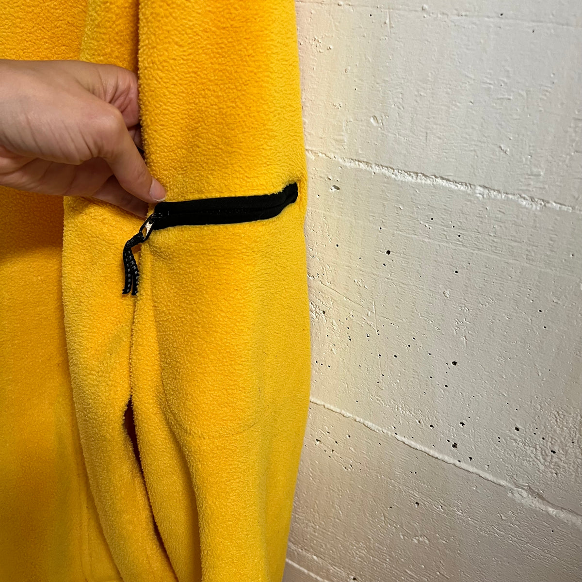 Vintage 2000’s Pro Spirit 1/4 Zip Pullover Fleece Jacket - Size XL - Yellow/Black