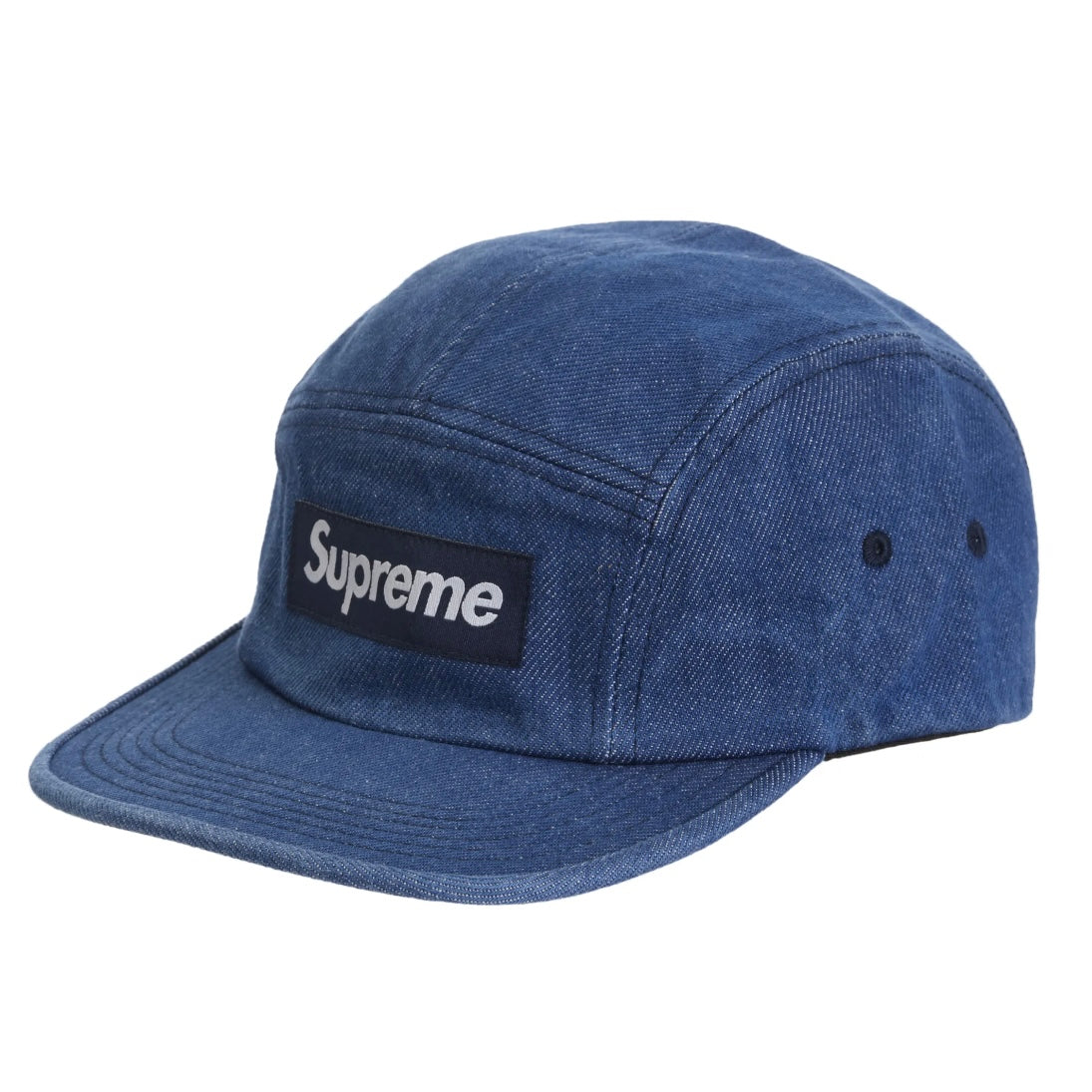 *New* Supreme Washed Chino Twill Camp Cap - Size O/S - Denim - FW24H7