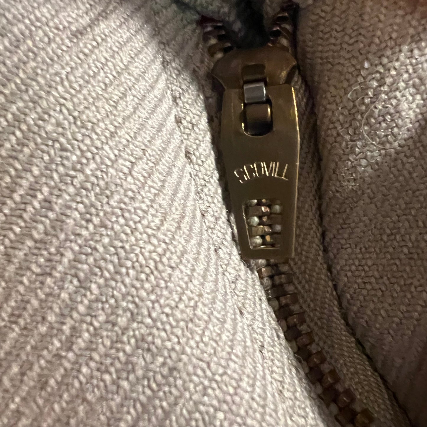 Vintage Late 70's Levi's Sta-Prest Dacron Pants - Size 34" x 30" - Made In USA - Scovill Zipper - Beige