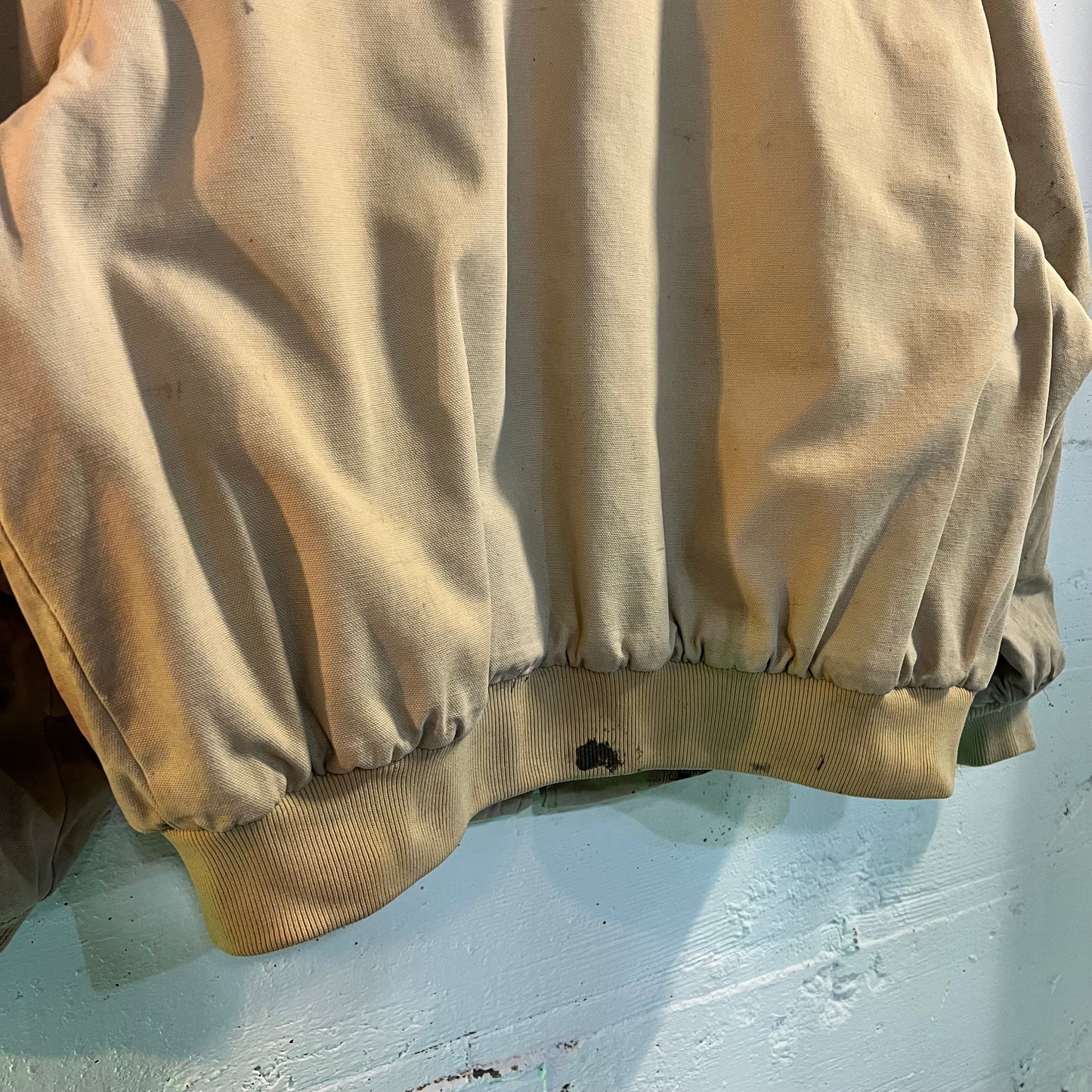 Vintage Distressed Walls Western Wear Blanket Lined Zip-Up Jacket - Size 2XL - Made In USA - Tan/Earth Toned