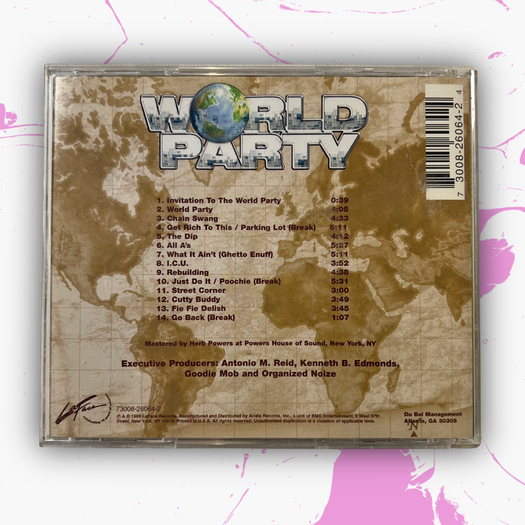 Vintage 1999 Goodie Mob. 'World Party' CD
