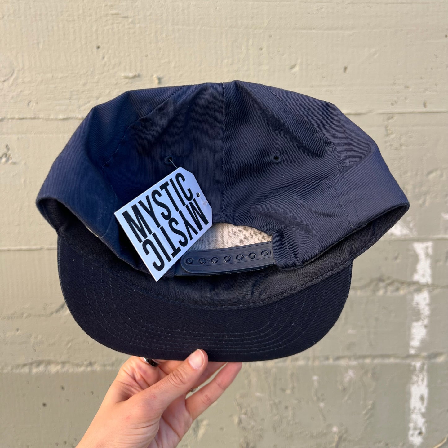 Vintage 90's 1992 Elvis Stamp Snapback Hat - O/S - Navy