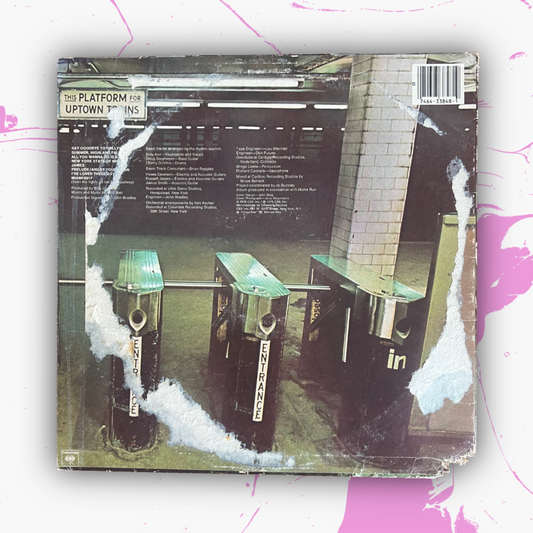 Vintage Distressed 1976 Billy Joel ‘Turnstiles’ Vinyl Record
