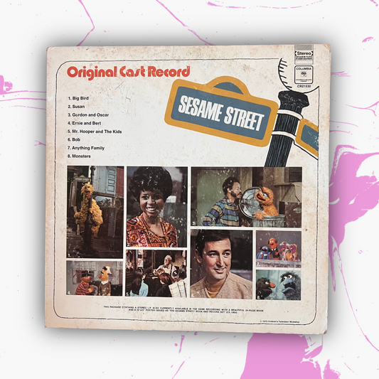 Vintage 1970 Sesame Street ‘Original Cast Record’ Vinyl Record