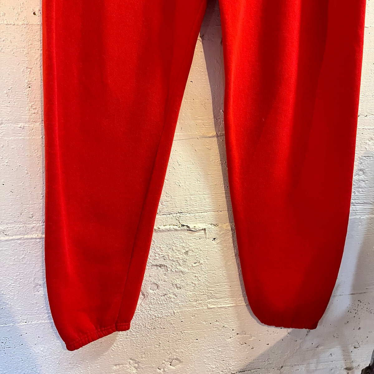 Vintage 90’s Chicago Blackhawks NHL Home Team Advantage Fleece Lined Sweatpants - Size XL (40) - Made In USA - Red