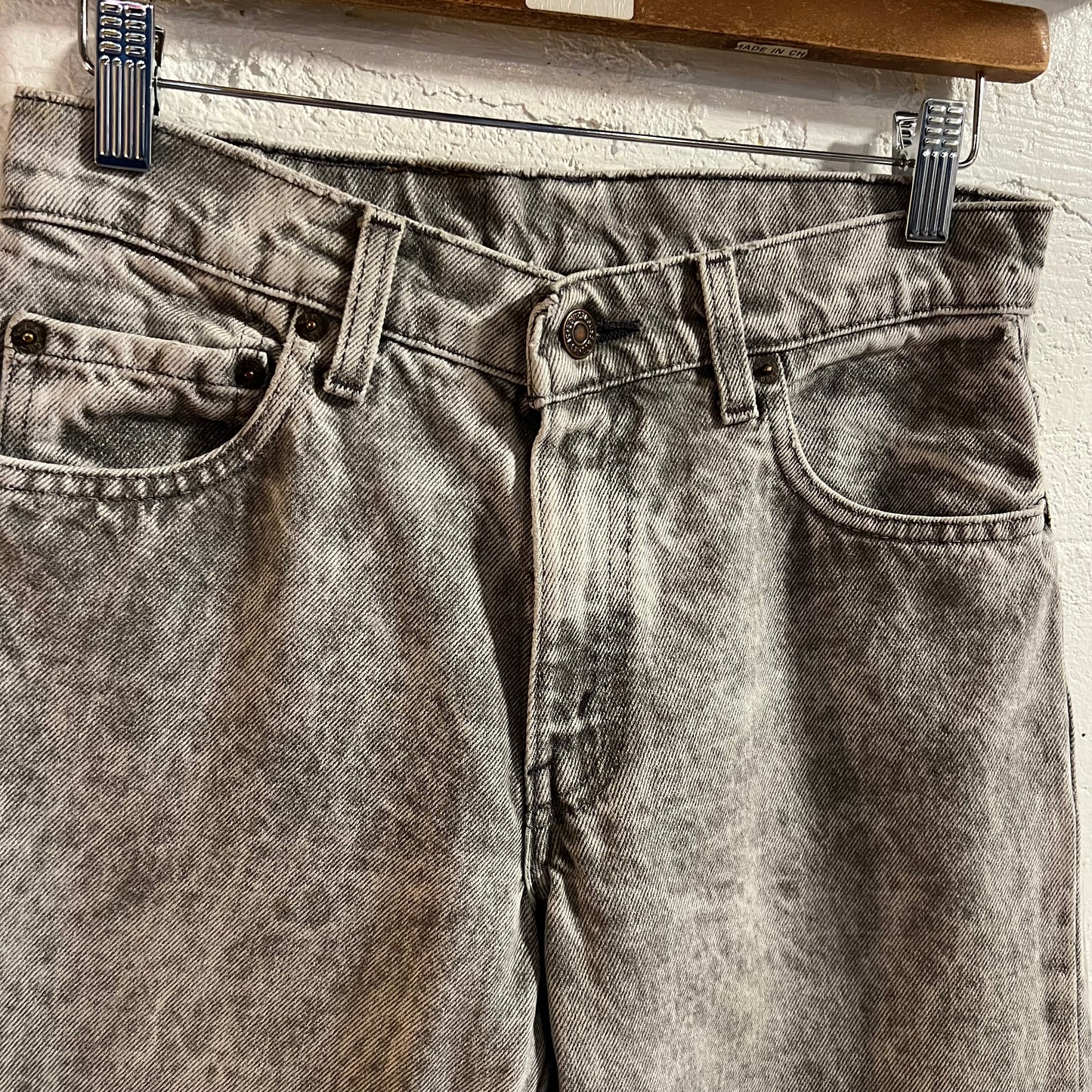 Vintage 90's Levi's 506 Acid Wash Straight Leg Denim Jean - Size 28" x 29.5" - Made In USA