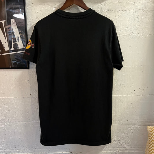 Vintage 90’s Hard Rock Cafe, San Francisco ‘Save The Planet’ Graphic Single Stitch T-Shirt - Size Large - Made In USA - Black/White/Multi