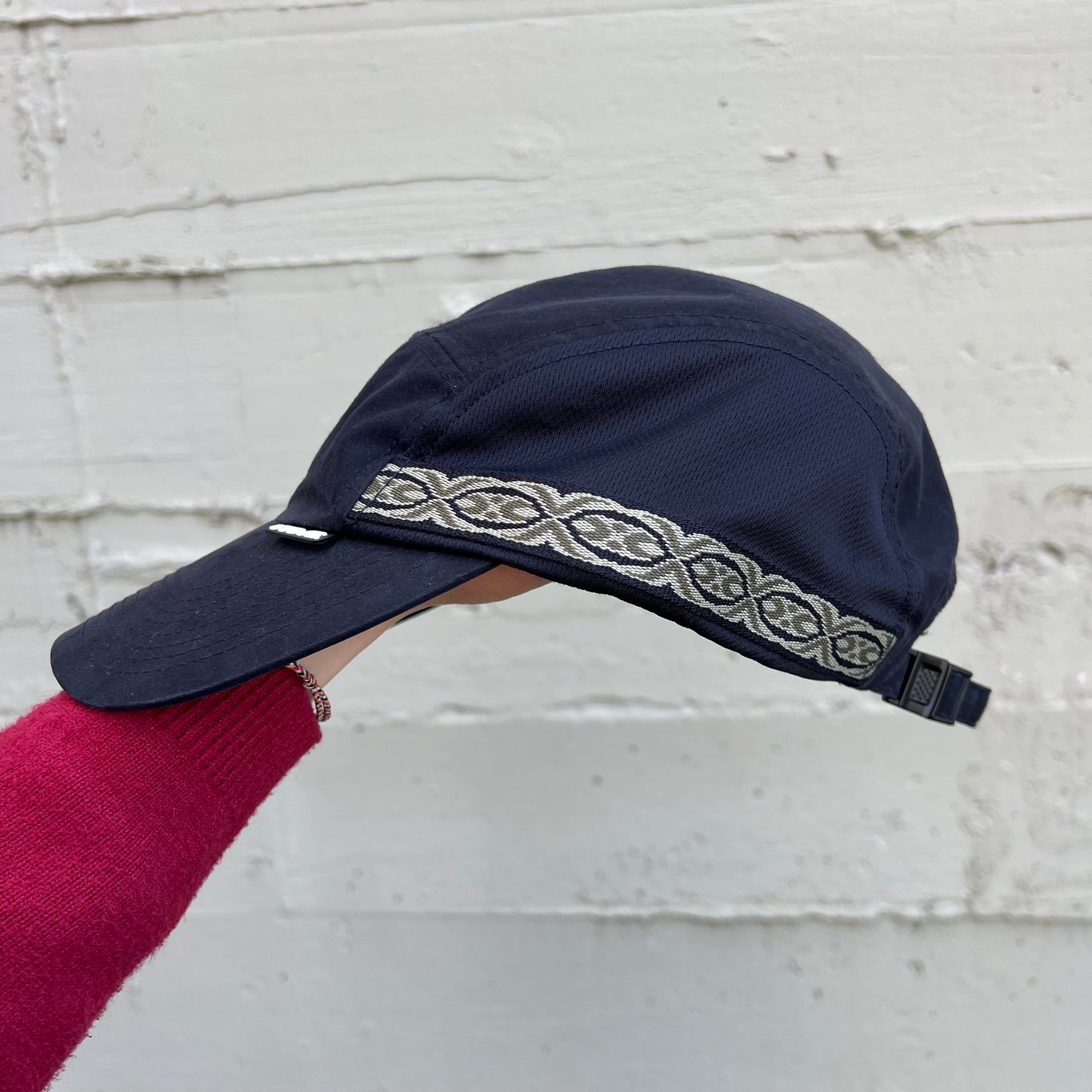Vintage Teva 5-Panel Mesh Hiking Camp Cap - O/S - Black/Multi
