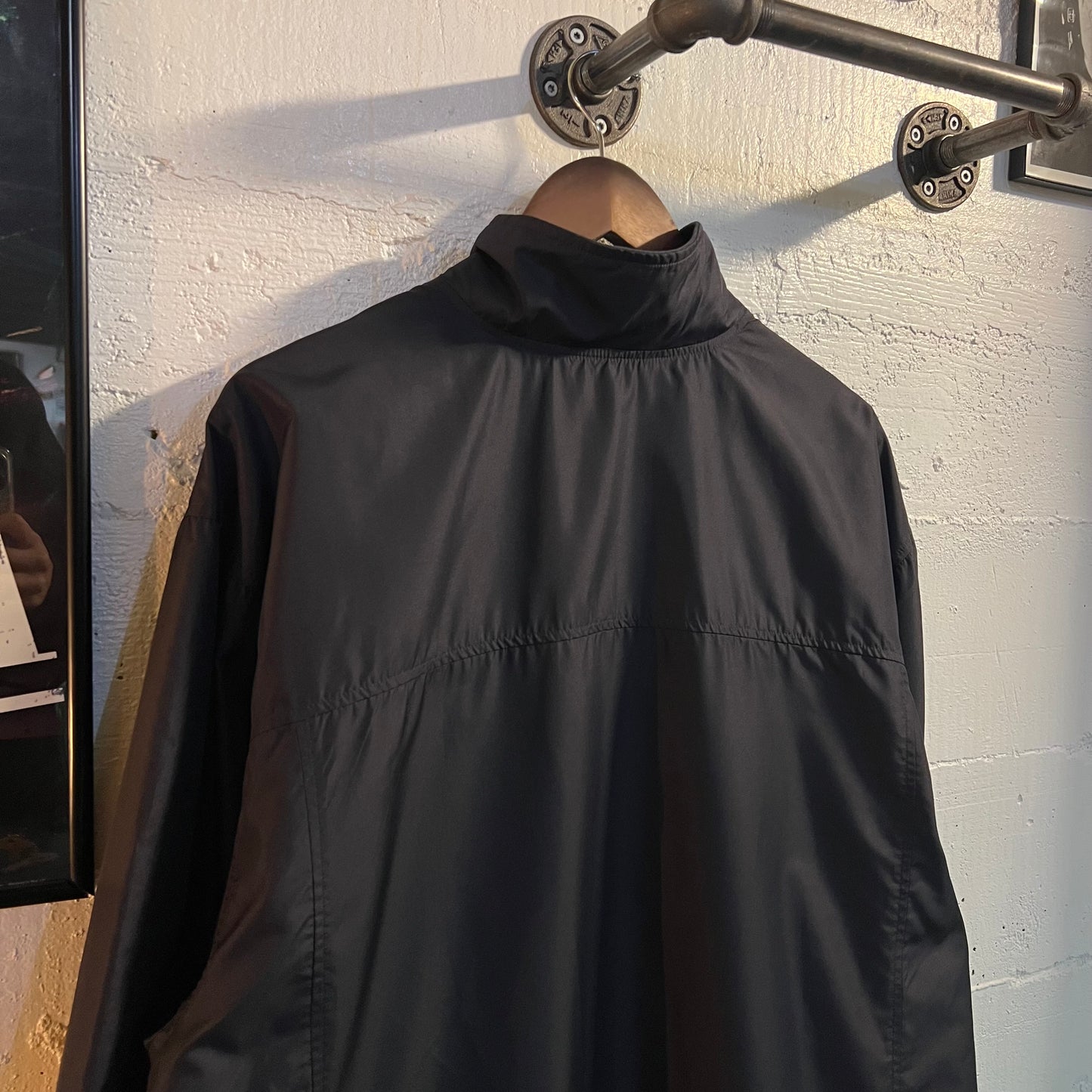 Vintage 2003 Adidas Embroidered Full Zip Windbreaker Jacket - Size Large - Navy/Yellow