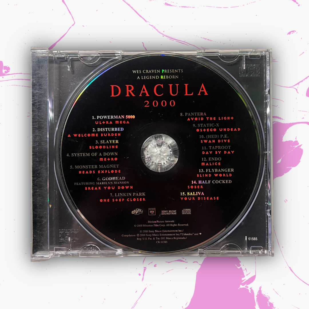 Vintage 2000 Wes Craven's Dracula 'Motion Picture Soundtrack' CD