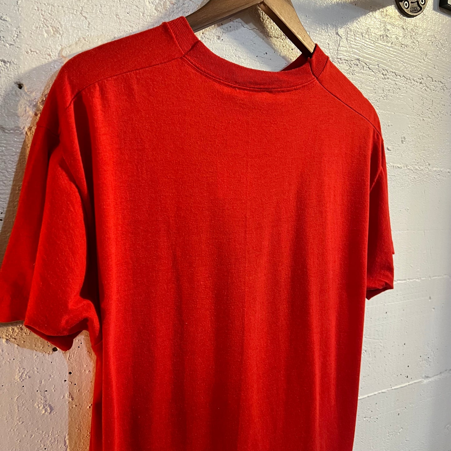 Vintage 1988 Reno Single Stitch Puff Print T-Shirt - Size XL - Made In USA - Red/White/Black/Gold