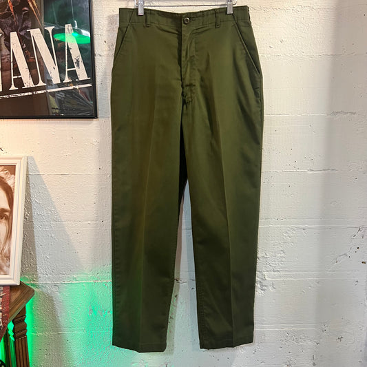 Vintage 1980's U.S. Military (USGI) OG-507 Durable Press UtilityTrousers - Size 32x31 - Olive Drab Green