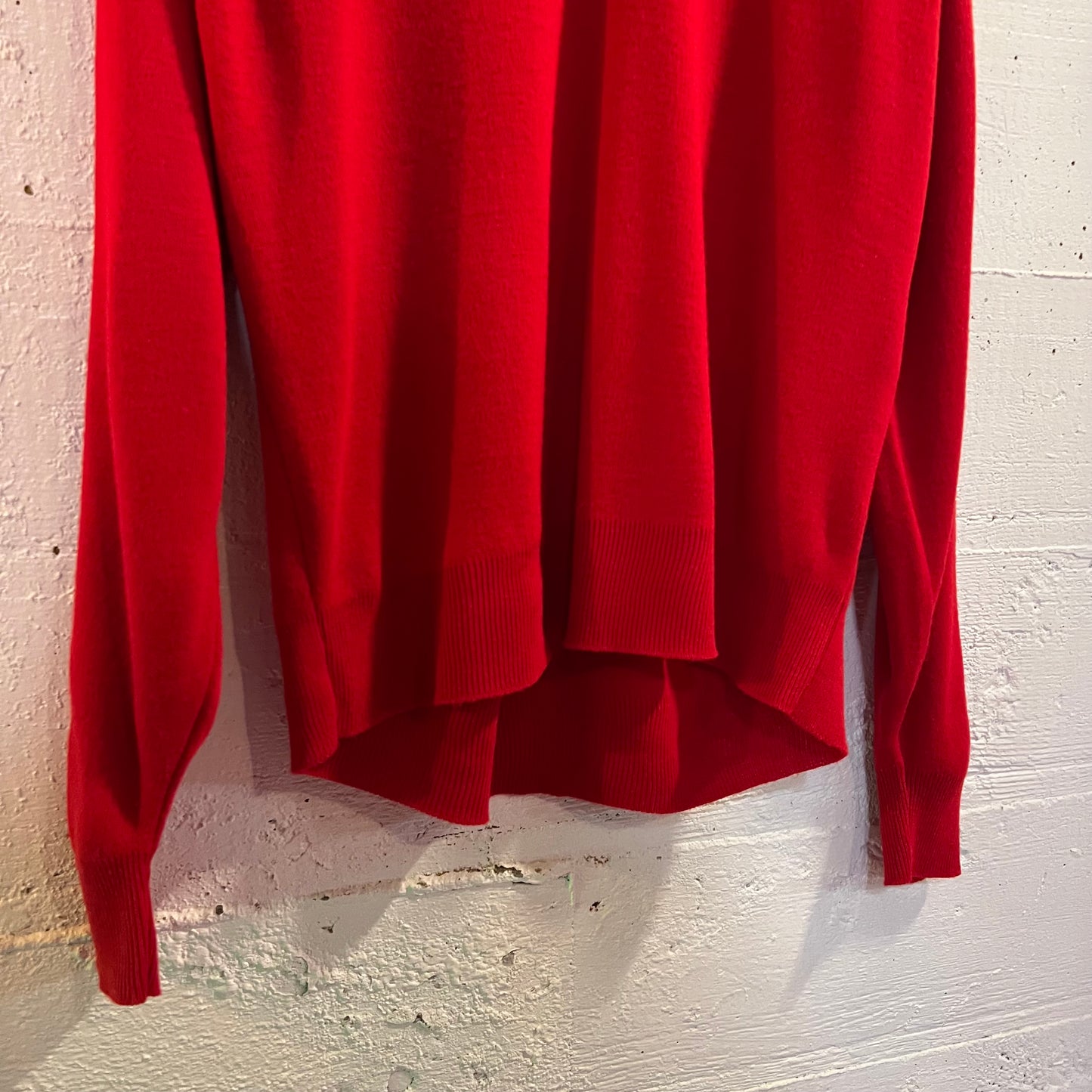 Vintage 90's Browning Embroidered Pine State V-Neck Sweater - Size XL - Made In USA - Red