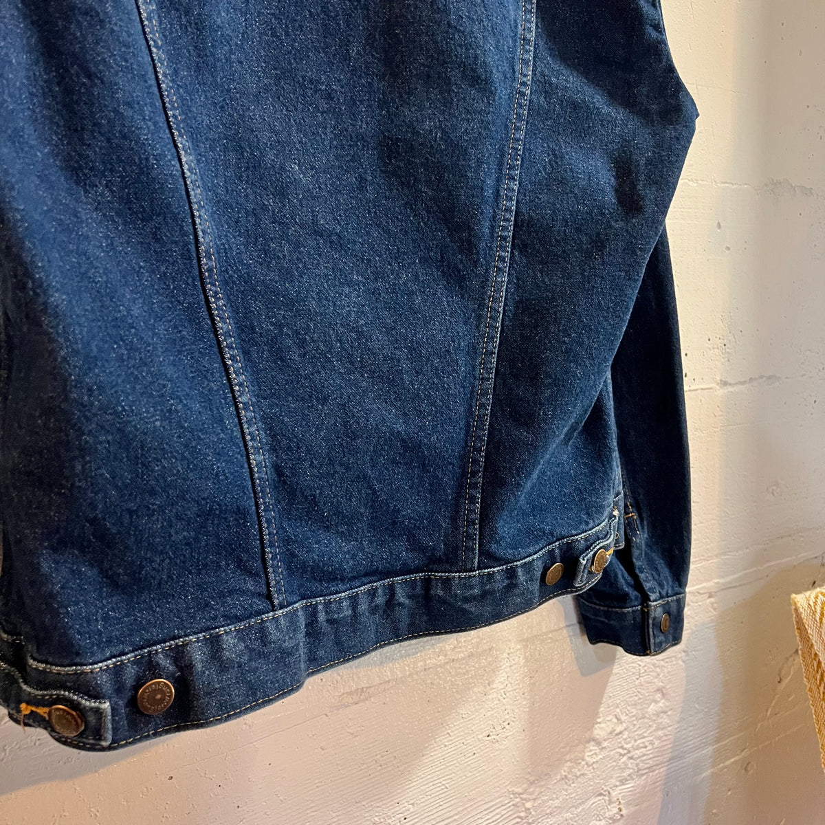 Vintage 2000’s Wrangler Cowboy Cut Unlined Denim Jacket - Size Small - Dark Wash