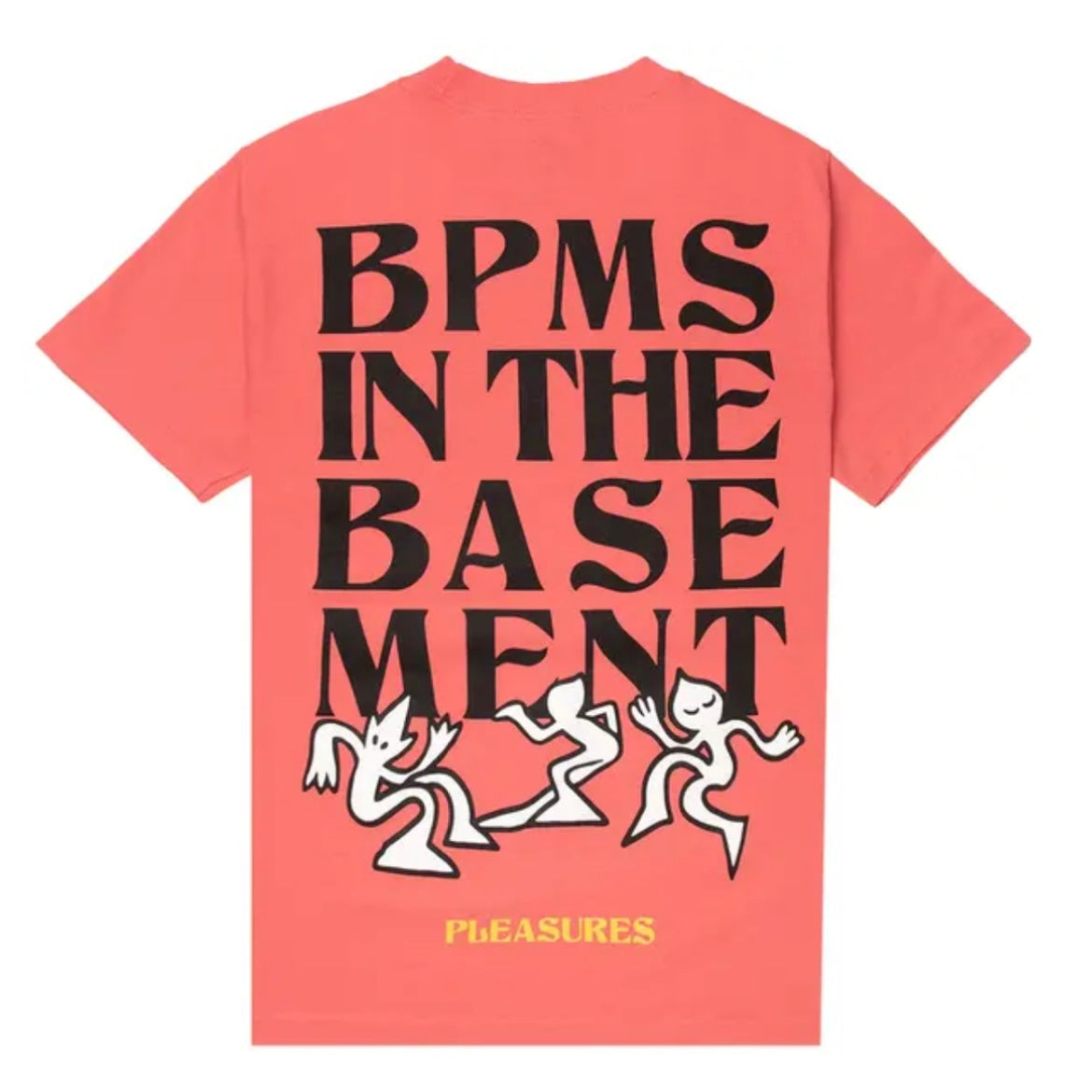 *NEW* Pleasures 'BPMS' T-Shirt - Size Medium - Coral