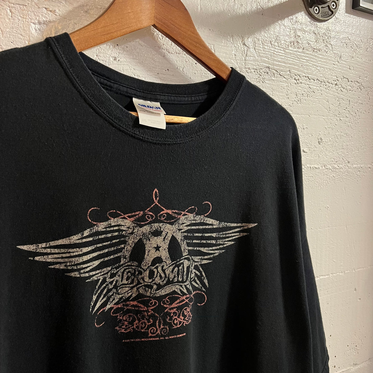 Vintage 2000's Aerosmith Band T-Shirt - Size 2XL - Black
