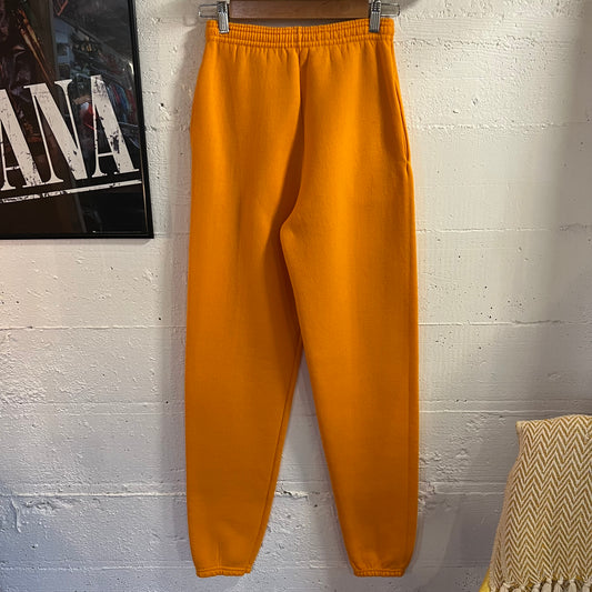 Vintage 90’s Lee Sport University Of Tennessee Volunteers Fleece Lined Sweatpants - Size Small - Made In USA - Yellow/White/Black