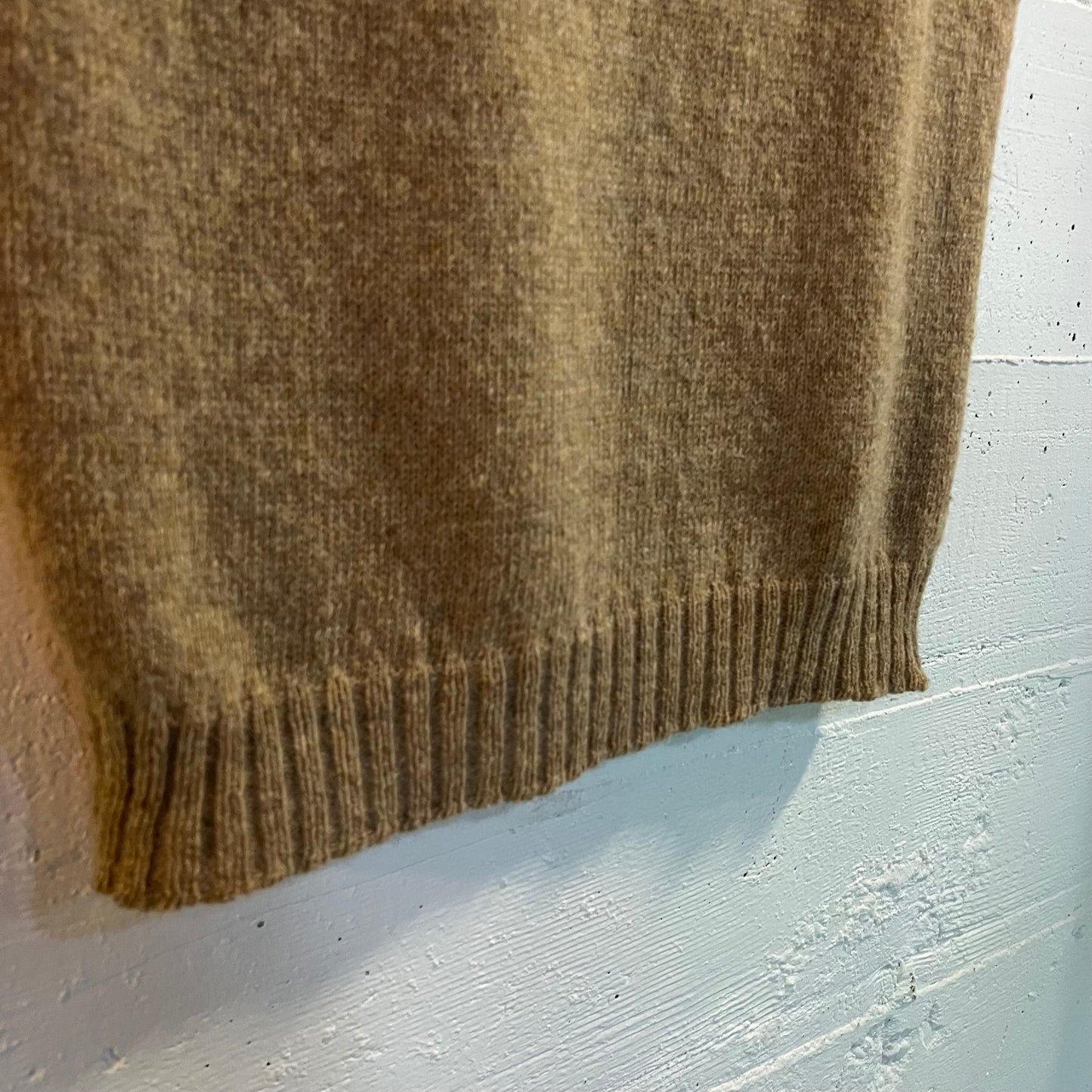 Vintage 80’s Puritan Thermax Knit Wool Blend Sweater Vest - Size Large - Made In USA - Tan