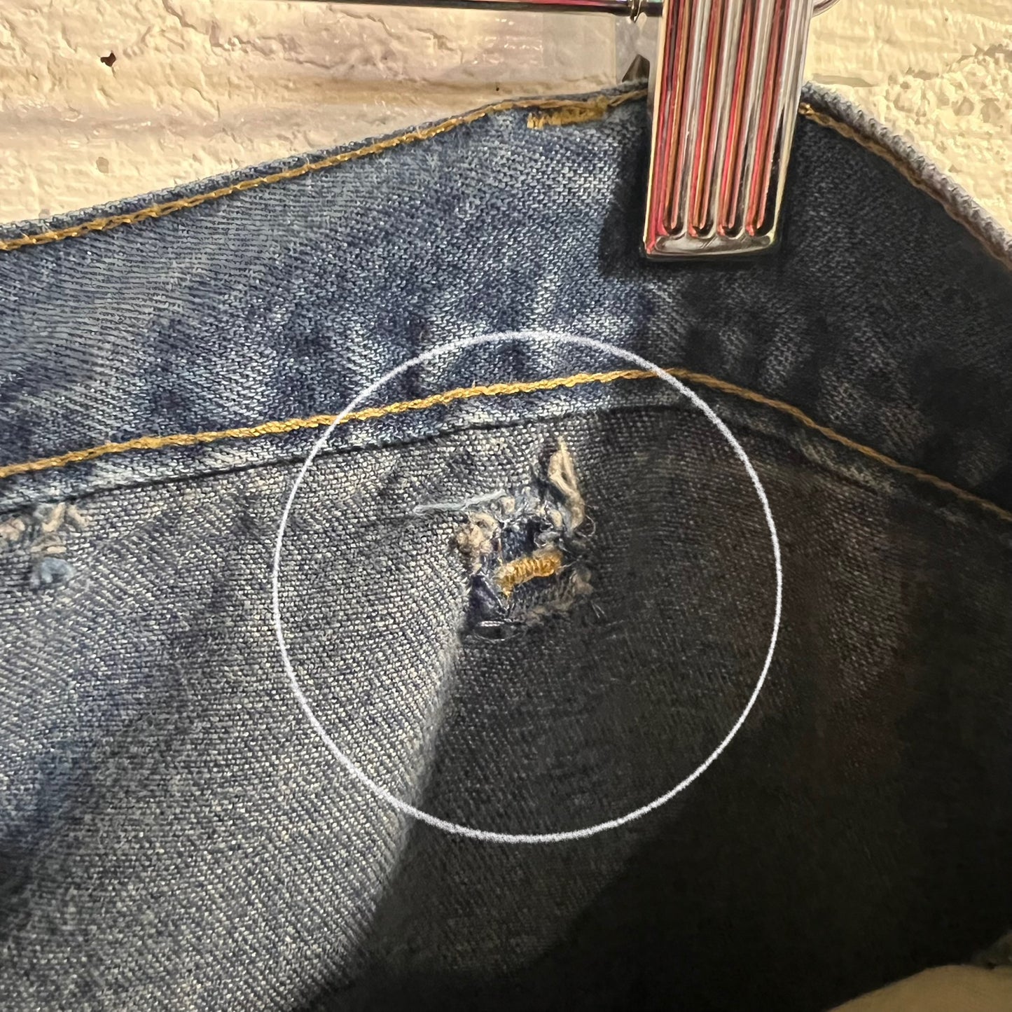 Vintage Denim Carhartt Double Knee Cargo Jeans - Size 34”x36” - B273 DST - Medium Wash