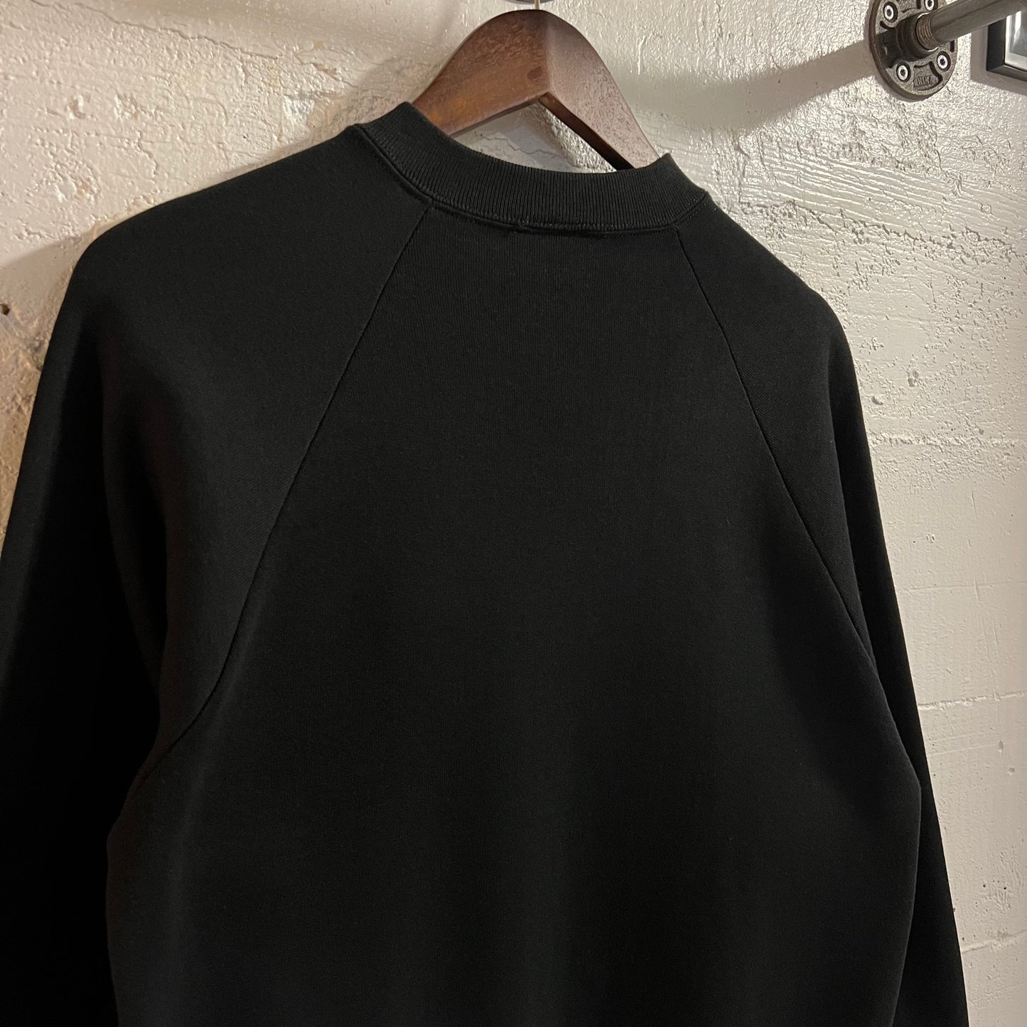 Vintage 80’s/90’s Long Beach, WA State Kite Festival Raglan Sleeve Crewneck Sweatshirt - Size Large - Made In USA - Black/White/Multi