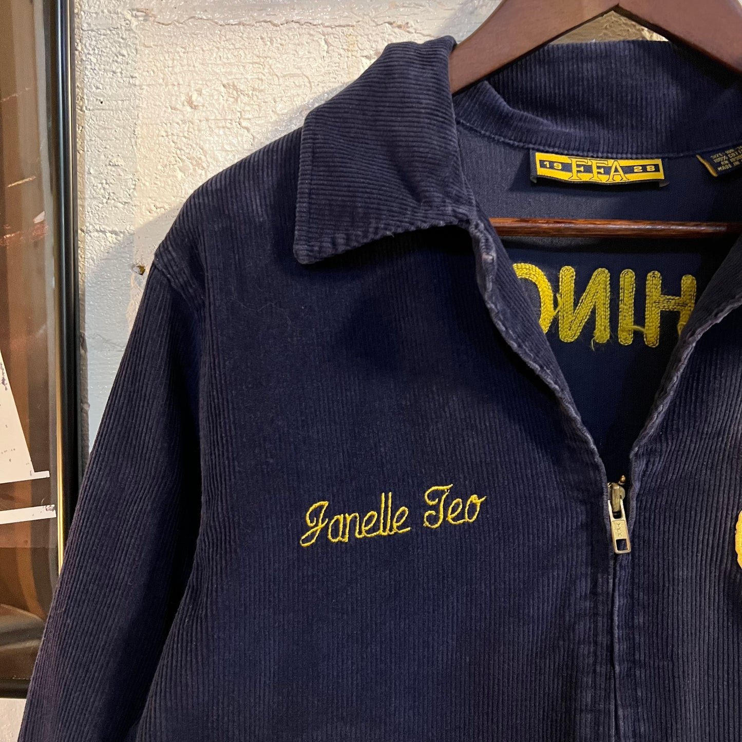 Vintage 2000's FFA 'Future Farmers Of America' Corduroy Jacket - Size 36 (S) - Made In USA