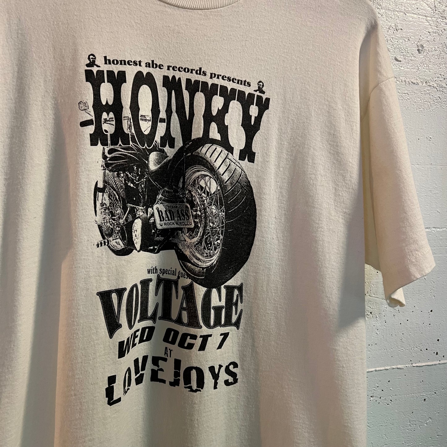 Vintage Rare Late 90's Honky Jeff Pinkus Single Stitch Band T-Shirt - Size XL - White