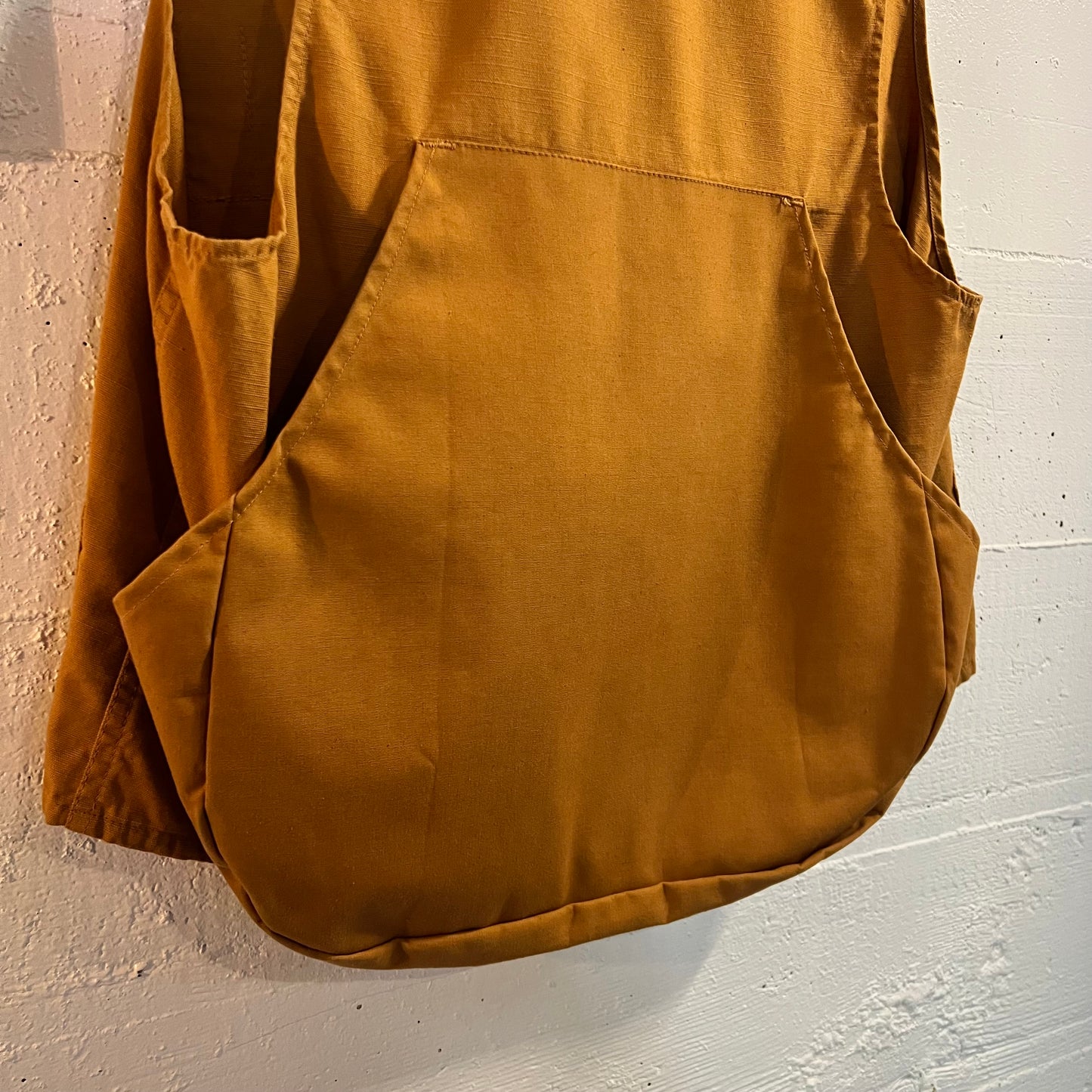 Vintage 1950's Western Field By Montgomery Ward Canvas Hunting Vest - Size Medium - Made In Japan -