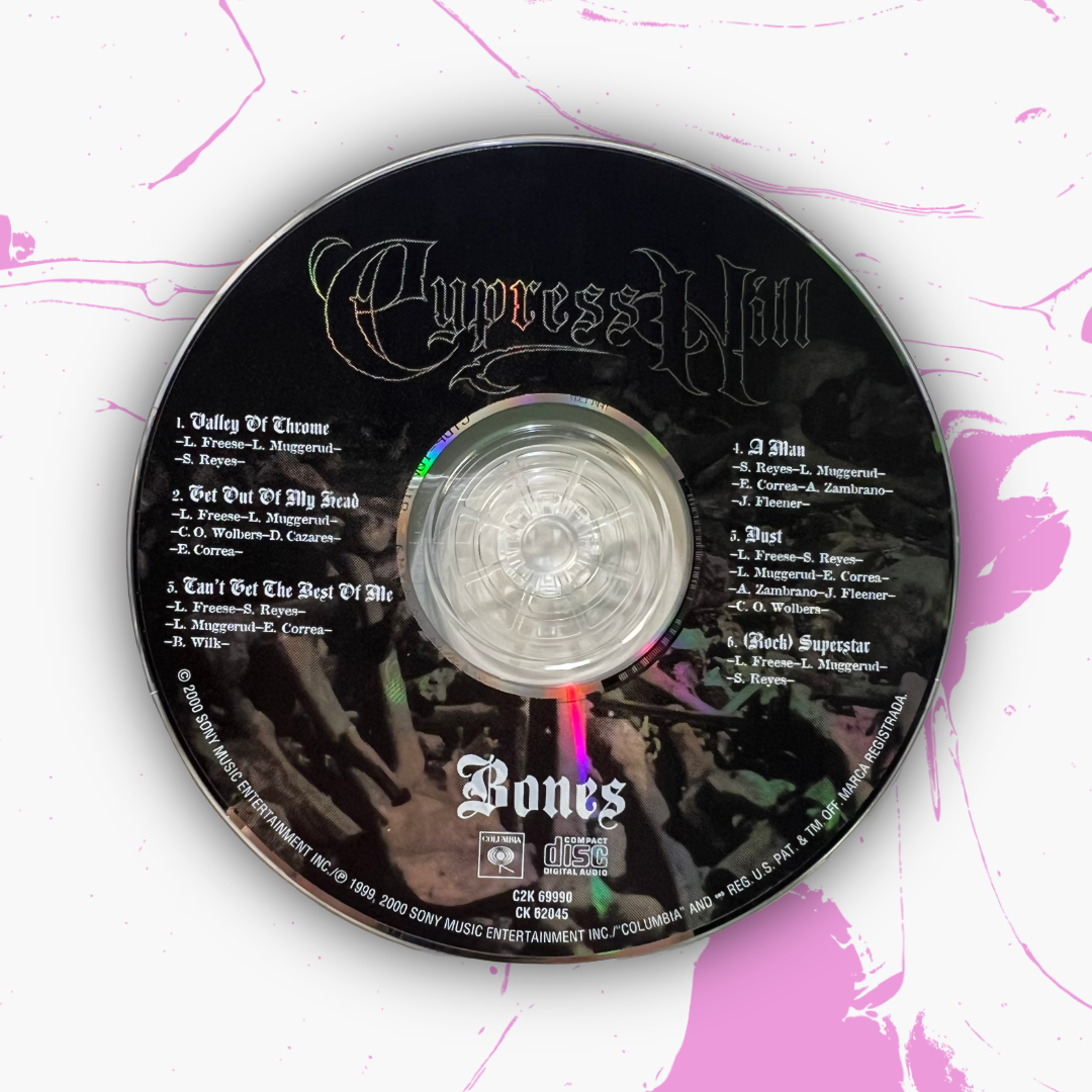 Vintage 2000 Cypress Hill 'Skull & Bones' CD