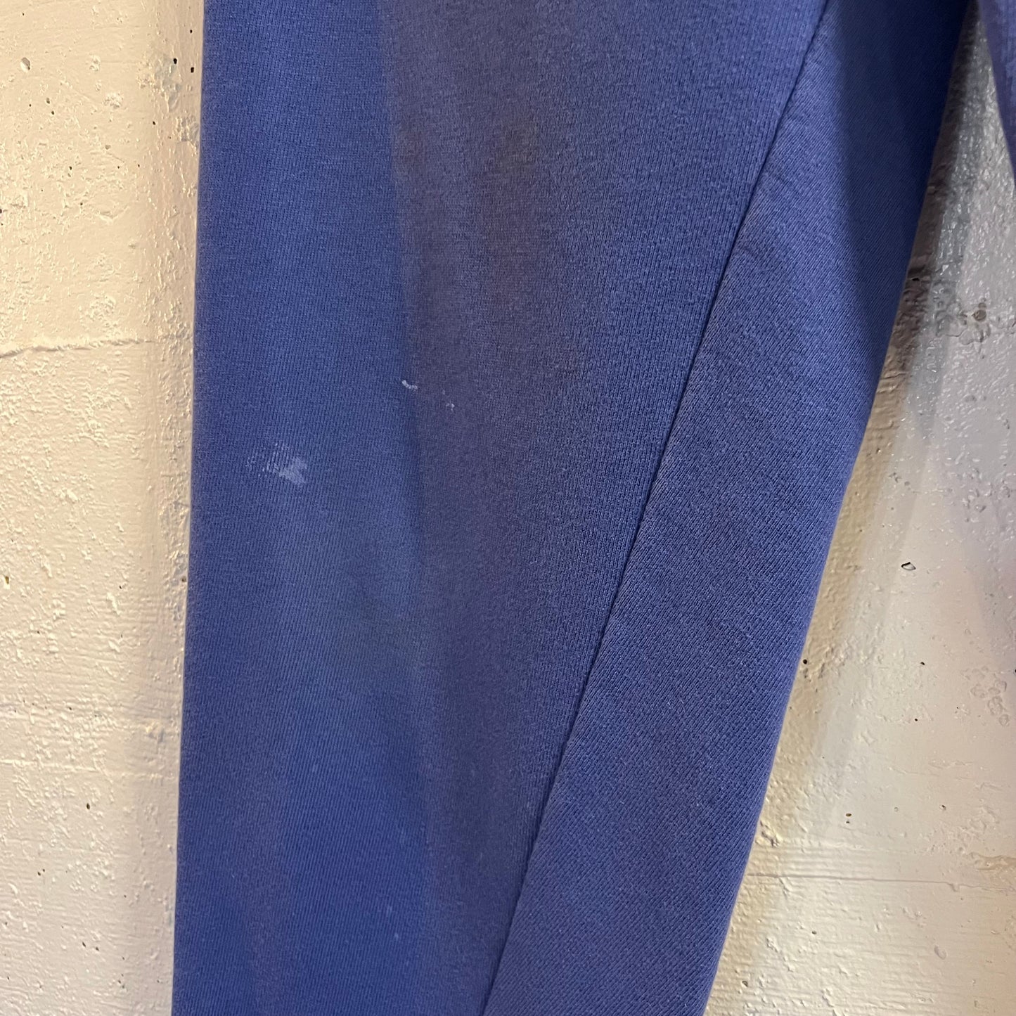 Vintage 80’s Embroidered Champion Heavyweight Sweatpants - Size Large - Made In USA - Royal Blue