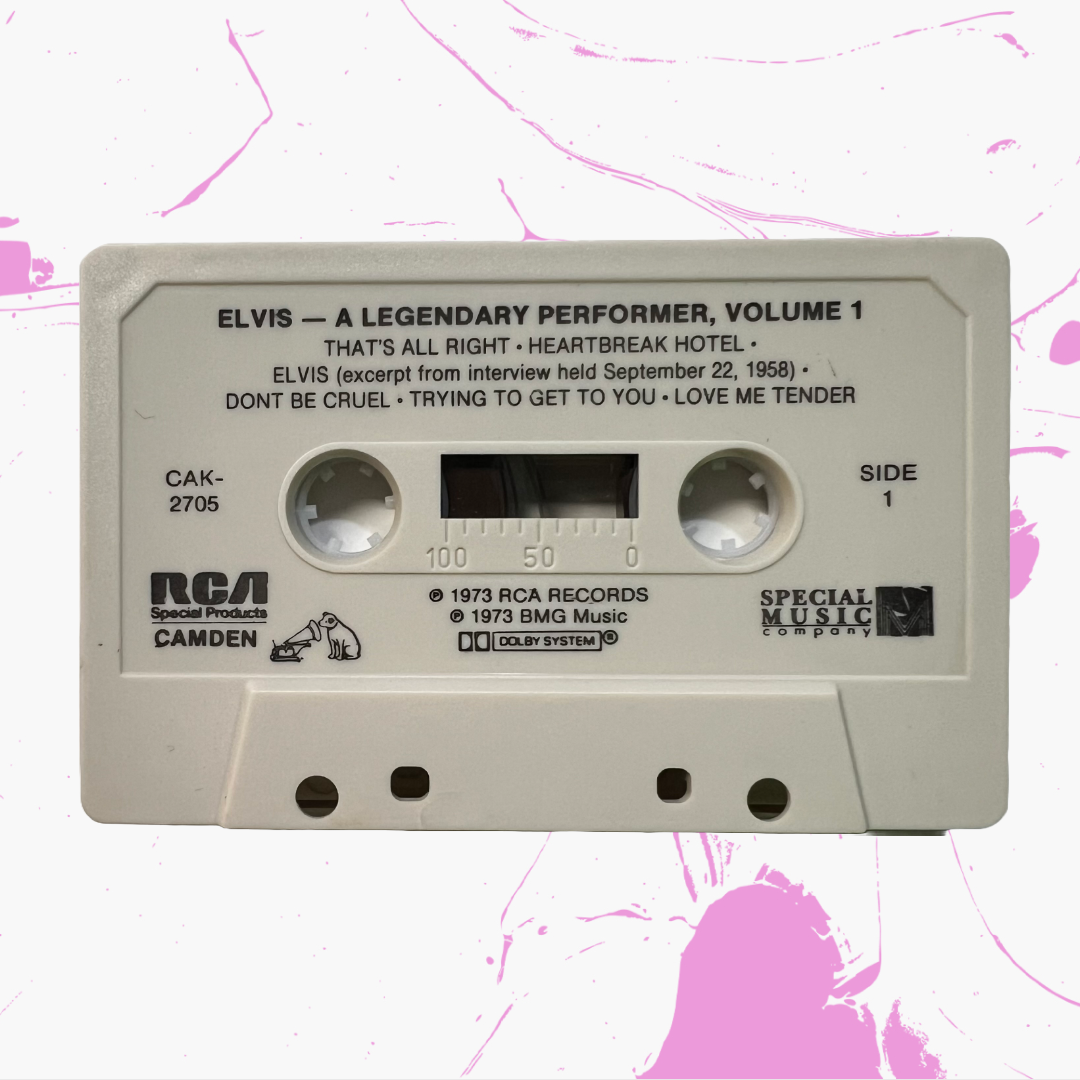Vintage 1989 Elvis Vol 1. 'A Legendary Performer' Cassette Tape