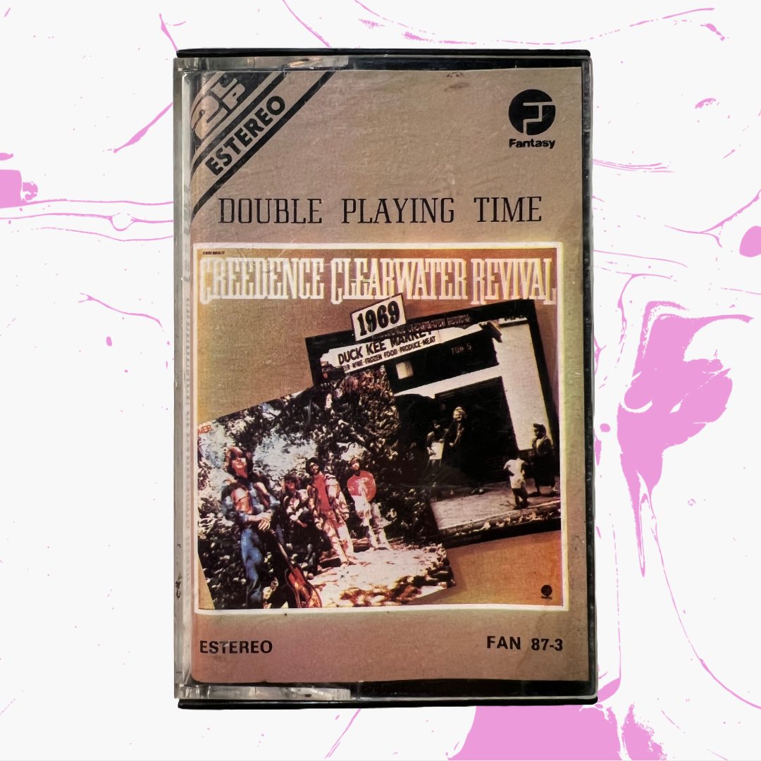 Vintage 1978 Creedence Clearwater Revival 'Double Playing Time' Cassette Tape