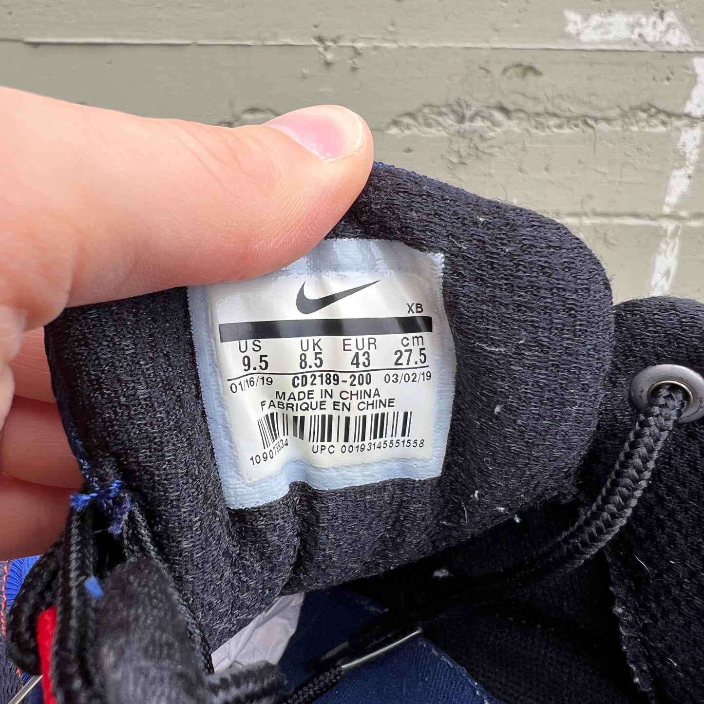 *Pre-Owned* Nike ACG Air Skarn 'Sand' (2019) - Size 9.5M/11W - Sand/Racer-Blue/Binary-Blue - CD2189-200