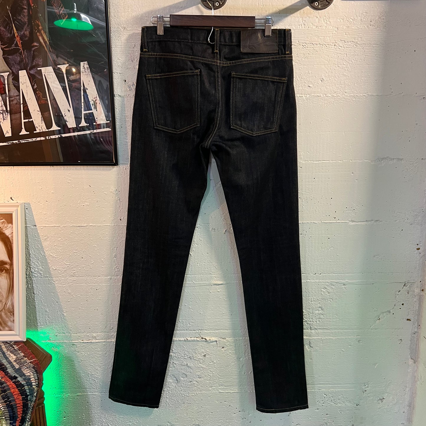 Naked & Famous Super Guy Standard Slub 13.5oz Raw Indigo Japanese Denim Jeans - Size 32" - Dark Indigo - 100% Cotton - Made In Canada