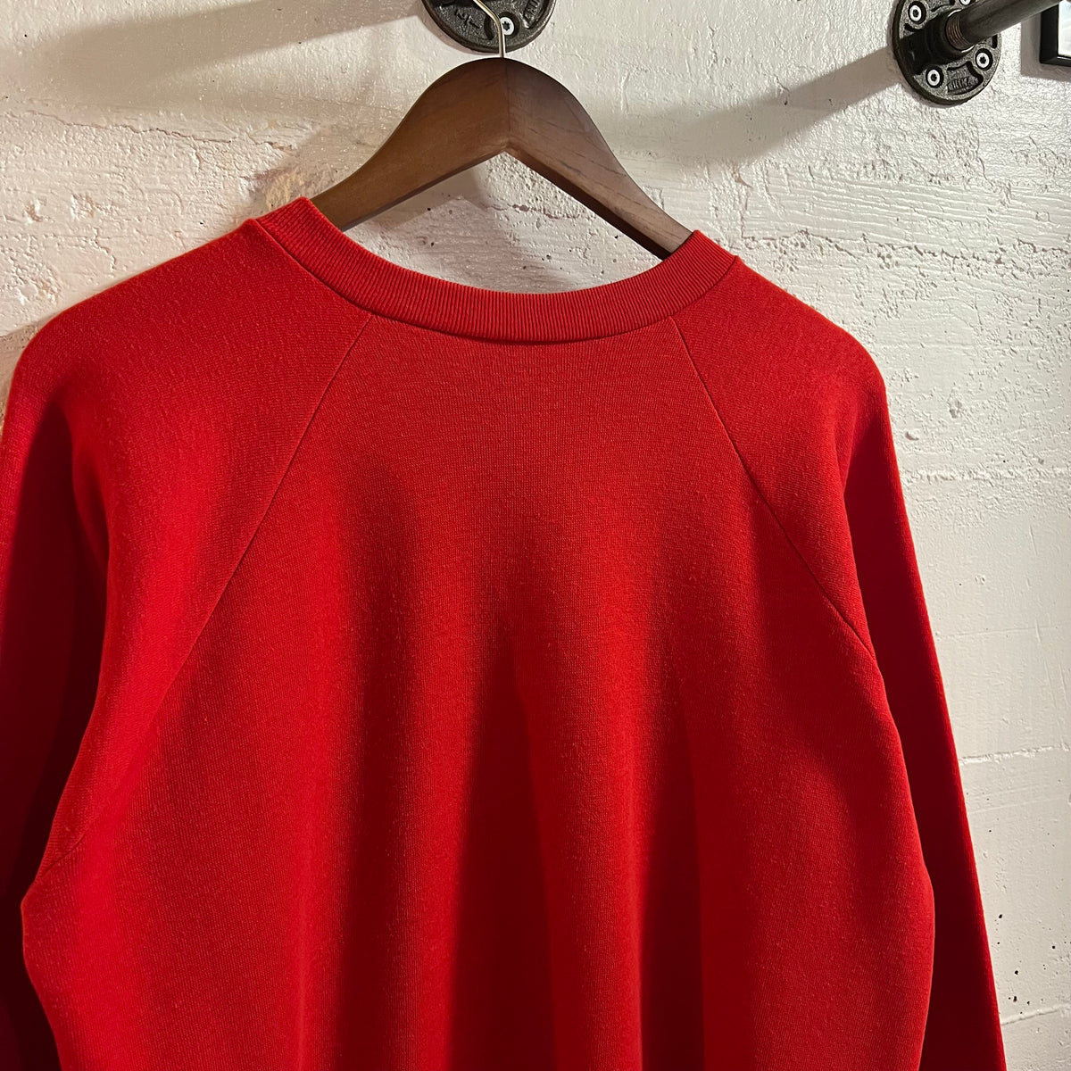 Vintage 80’s Healthknit Princeton Tigers Raglan Sleeve Crewneck Sweatshirt - Size XL - Made In USA - Red/Black/White