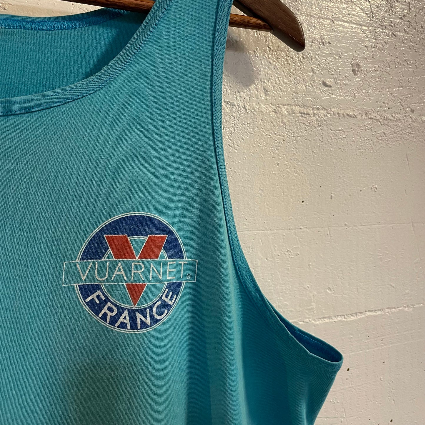Vintage 80’s Vuarnet France Single Stitch Tank Top - Size M/L - Blue/White/Red