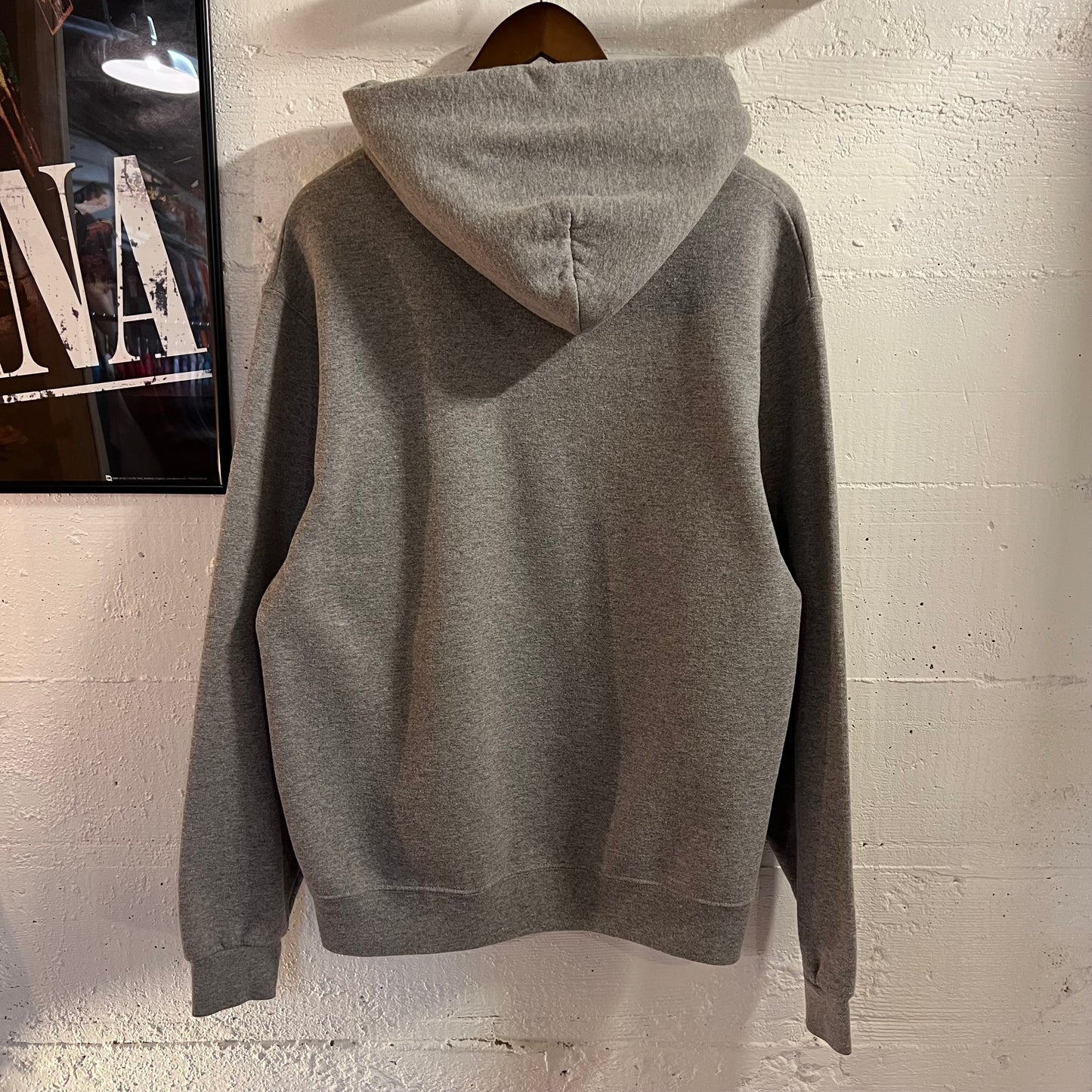Vintage 2000’s Jerzees Blank Hoodie Sweatshirt - Size Medium - Heather Grey