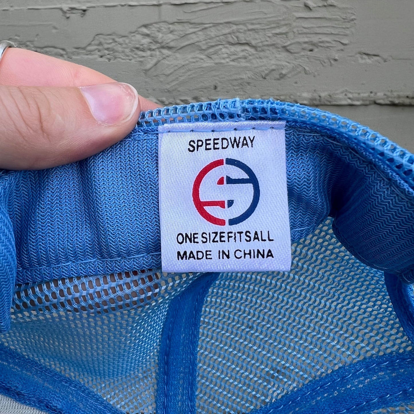 Vintage Schiewe Marine Mesh Snapback Hat - One Size - Blue
