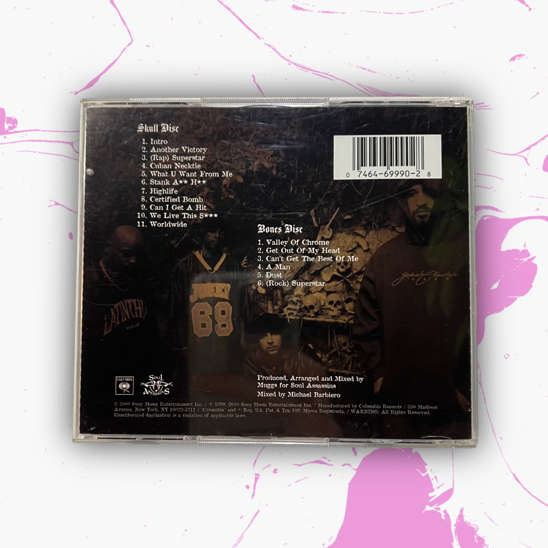 Vintage 2000 Cypress Hill 'Skull & Bones' CD