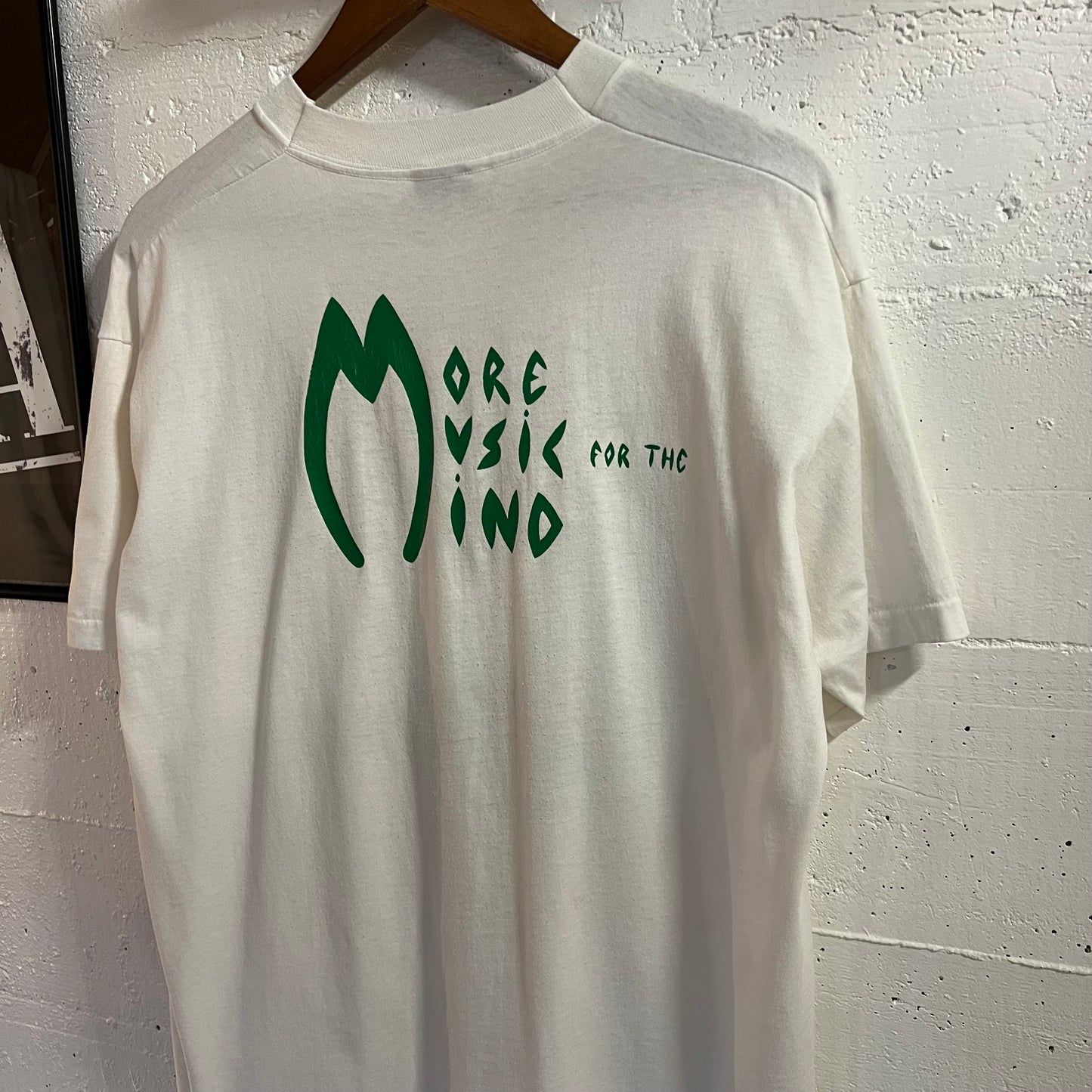 Vintage 90's MG & The Keys Peace Flower Single Stitch Band T-Shirt - Size XL - Made In USA - White