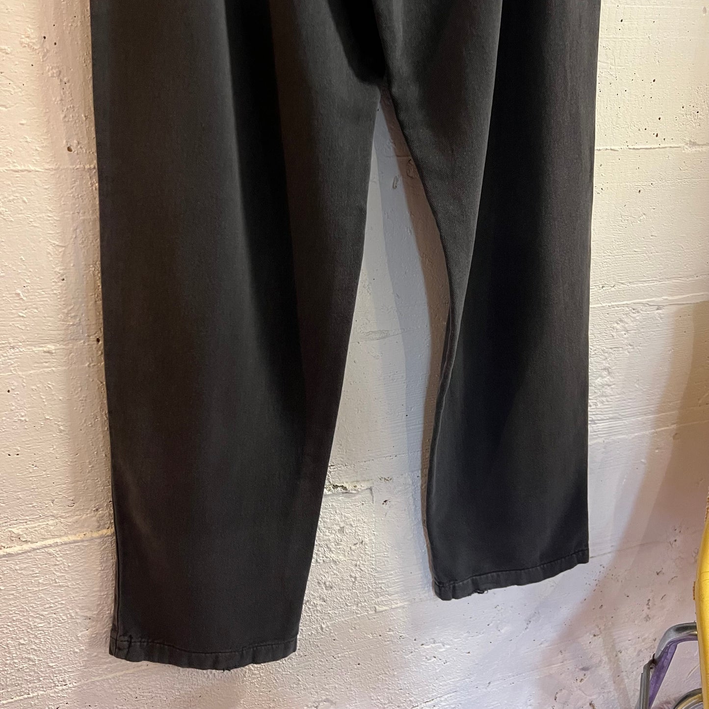 Vintage 90’s WEK Faded Baggy Sweatpants - Size Medium - Made In USA - Black