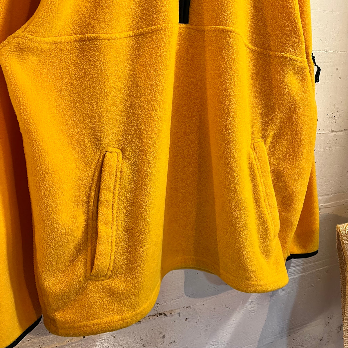 Vintage 2000’s Pro Spirit 1/4 Zip Pullover Fleece Jacket - Size XL - Yellow/Black
