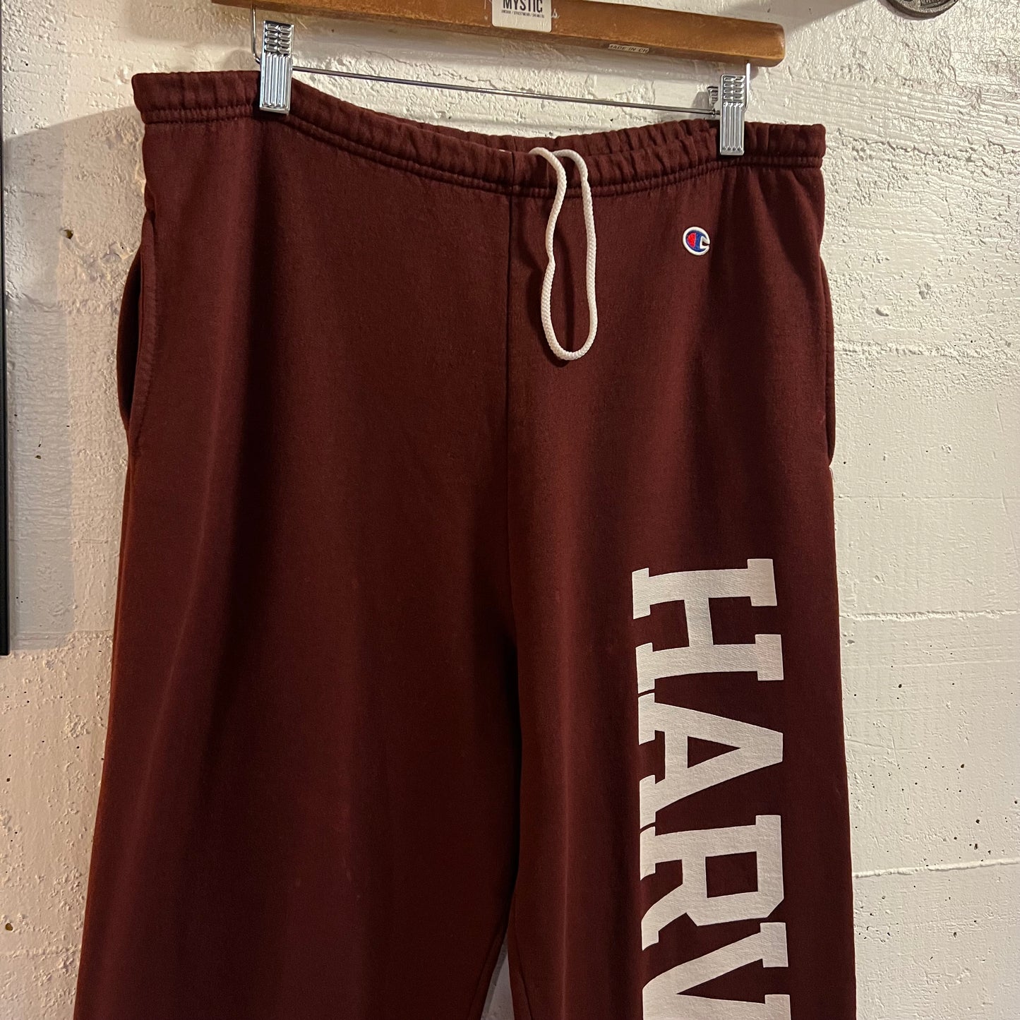Vintage 2000’s Champion Harvard University Sweatpants - Size Small - Maroon/White