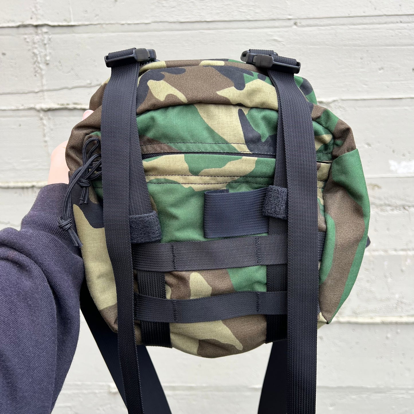 Vintage U.S. Military Socom Gregory Spear UM21 Woodland Camo Butt Pack - O/S - Made In USA