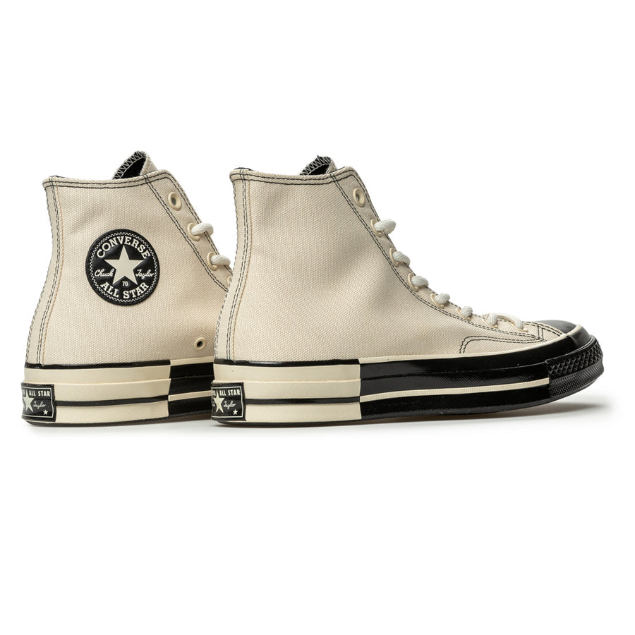 Converse Chuck 70 High - Size 7M/9W - Natural Ivory/Black -A08188C