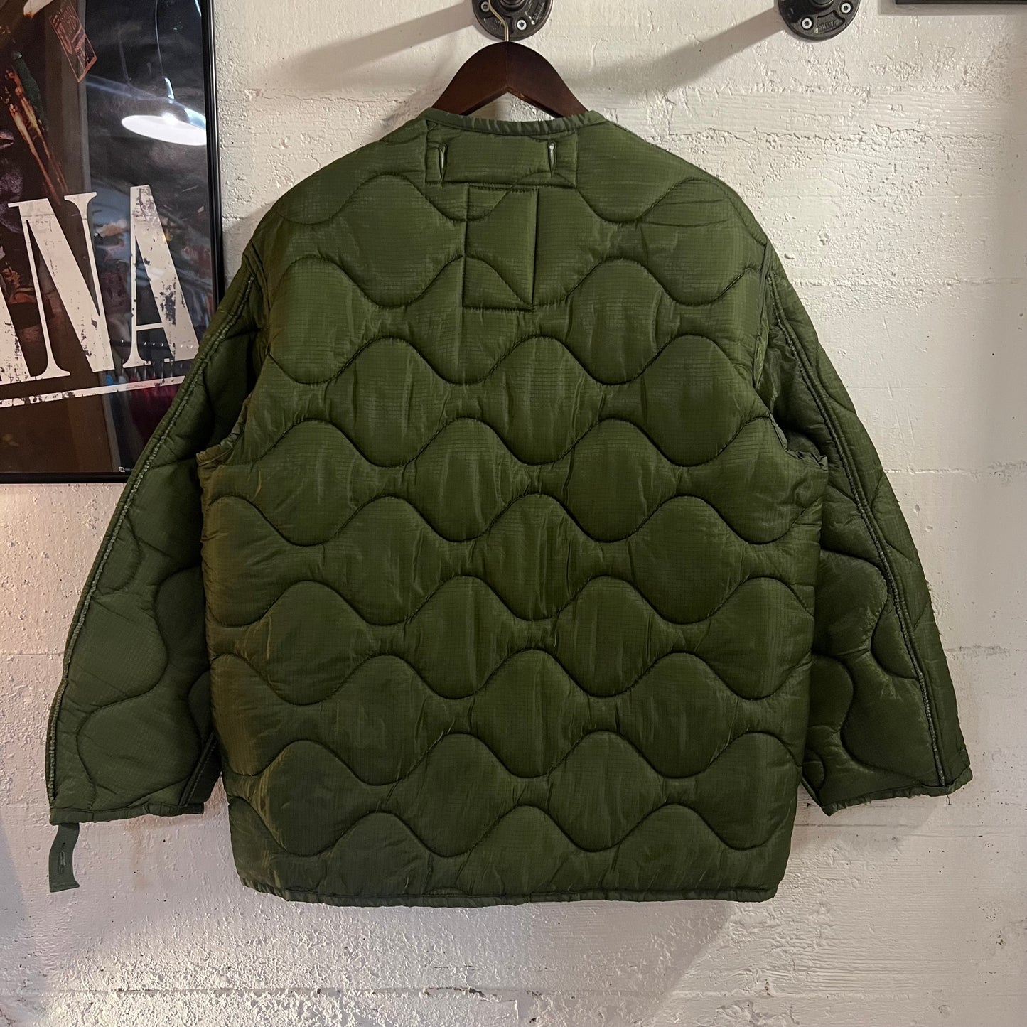 Vintage U.S. Military Issue M-65 Cold Weather Coat Liner - Medium - Made In USA - SP0100-02-D-CA06/0026