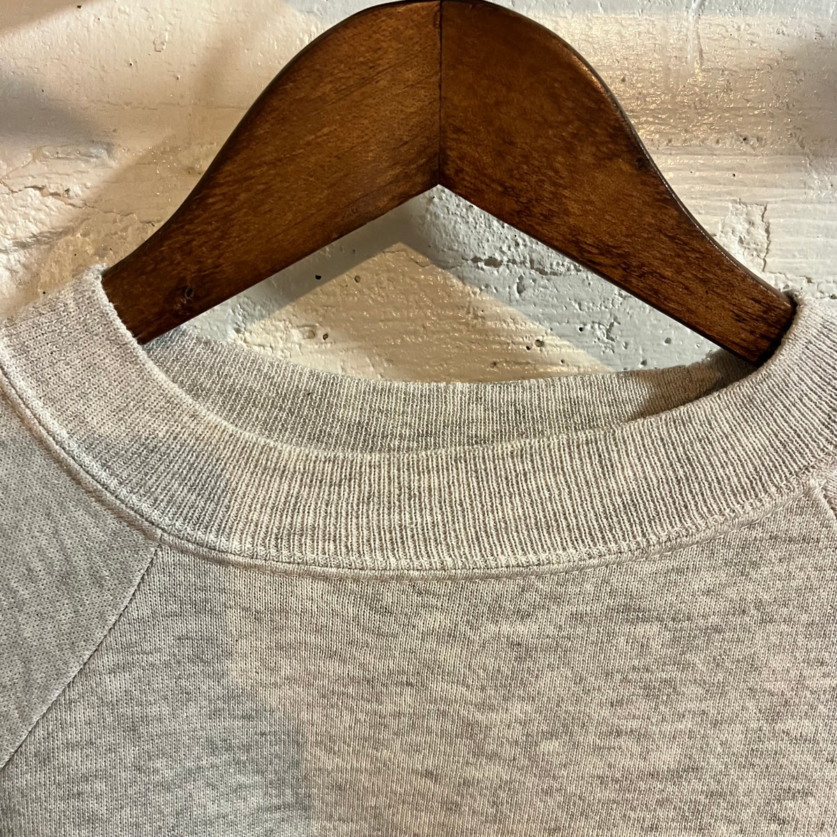 Vintage 1992 Lake Monticello, Virginia Raglan Sleeve Crewneck Sweatshirt - Size Medium - Made In USA - Heather Grey/Red/Multi